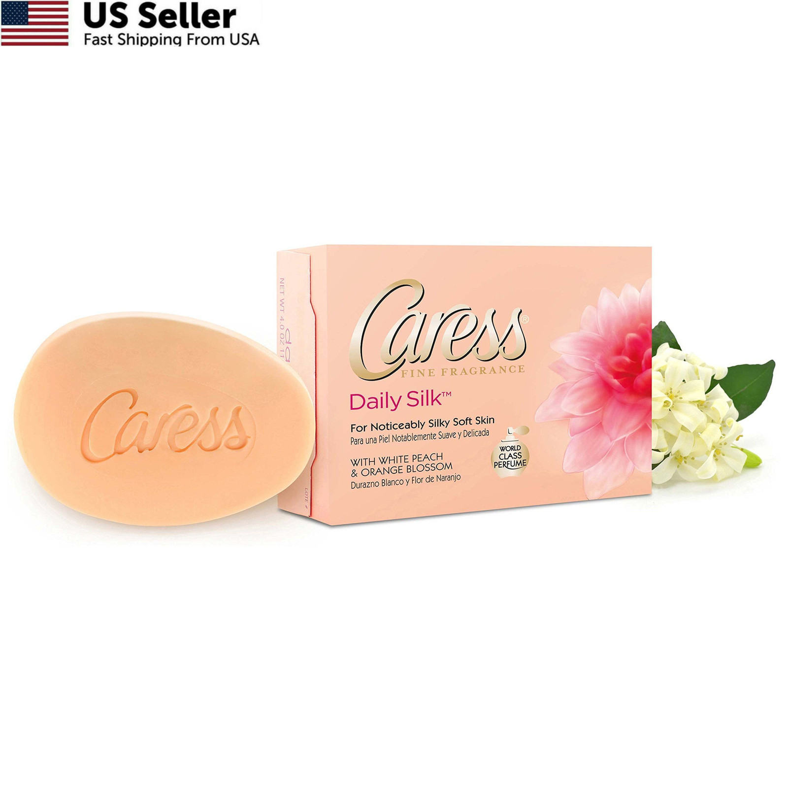 Caress Beauty Bar Soap For Women, Daily Silk With 8 Ounce (Pack of 1)