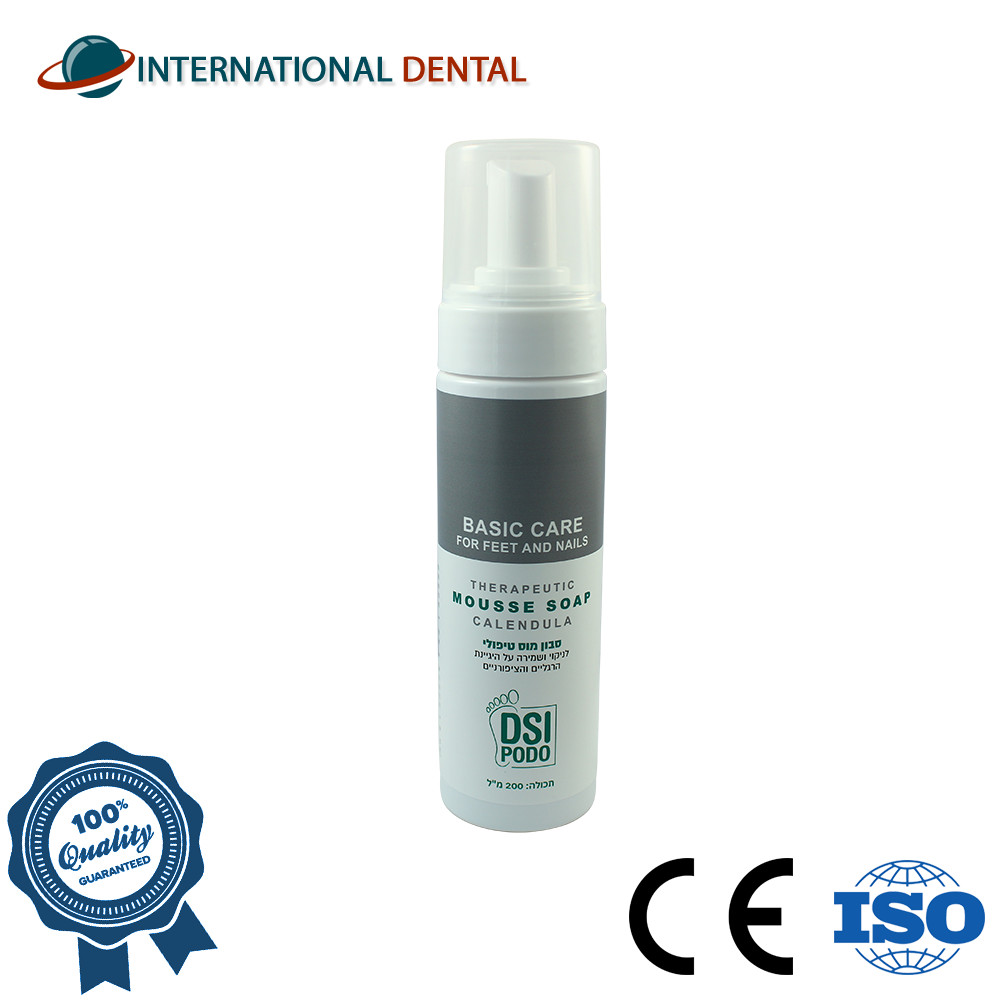 Podo Therapeutic Mousse Soap Nail Cleaning Solution 200ml Foot Aloe Vera