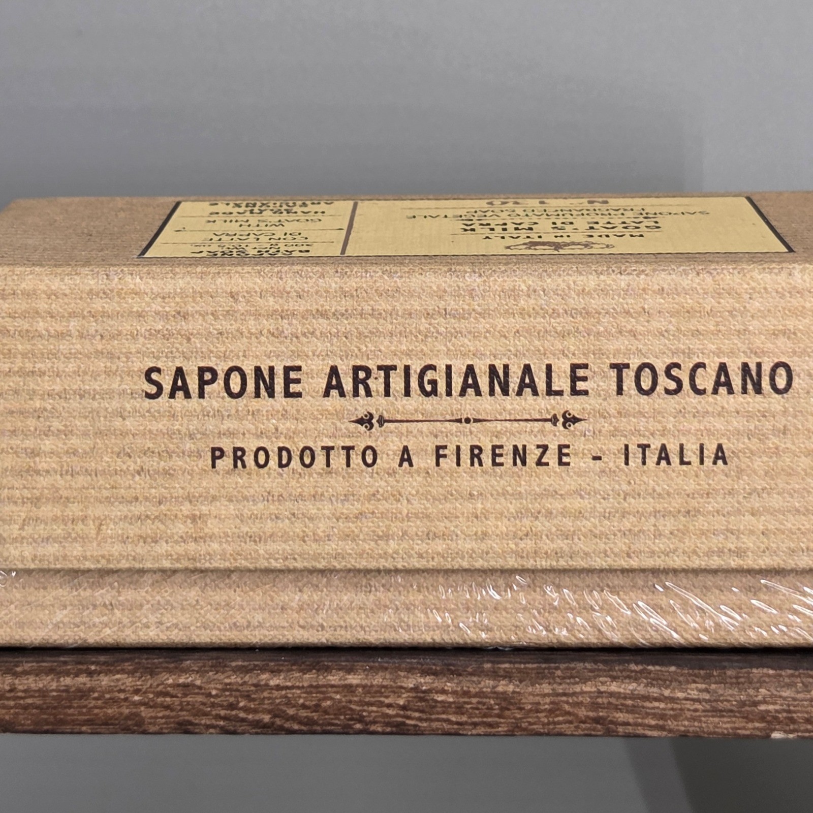 Saponerie Mario Fissi Goats Milk Soap Unisex 10.5oz Italian Luxury Handmade NIB