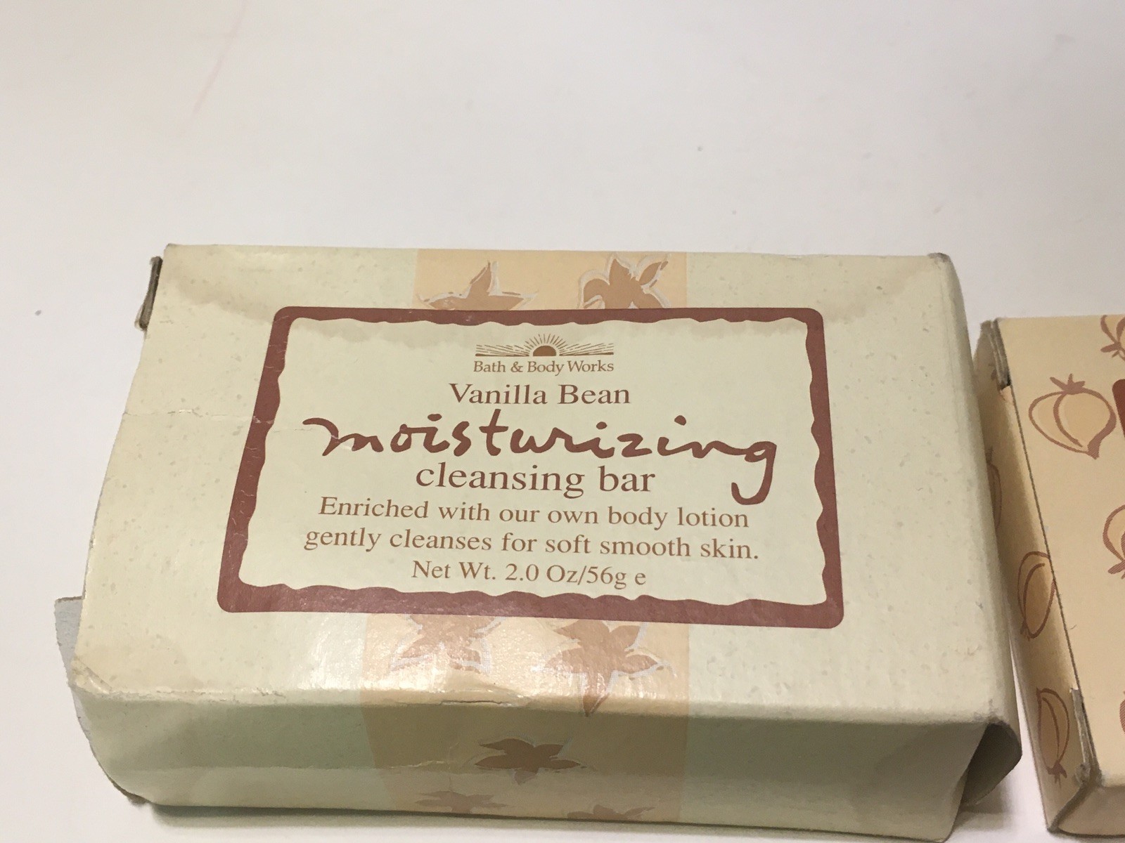 4x Bath & Body Works Cleansing Bar Soap Vanilla Bean Peach Nectar Coconut Lime