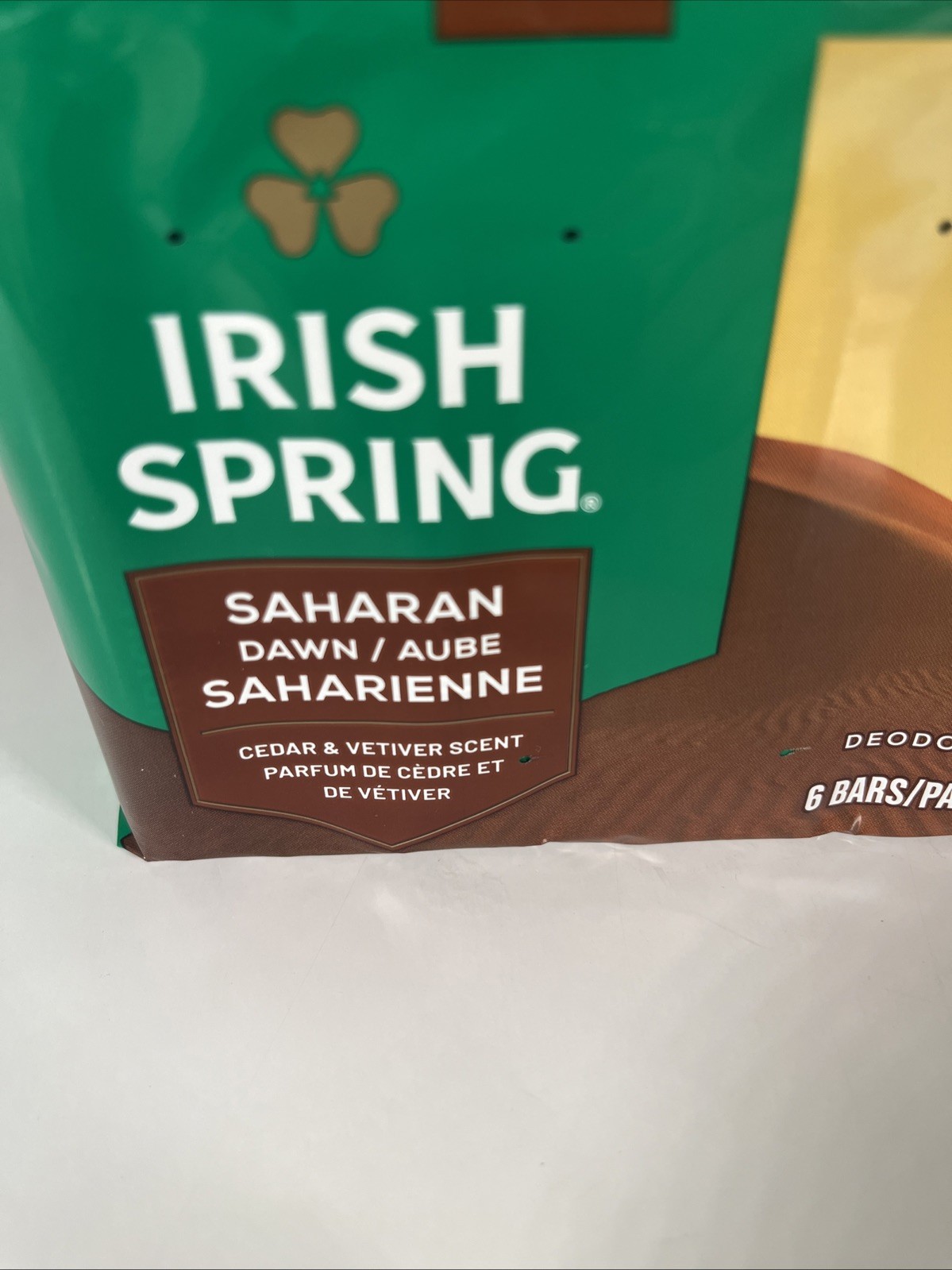 Irish Spring Saharan Dawn 3 Pack 6 Count Each Soap Bars Cedar And Vetiver
