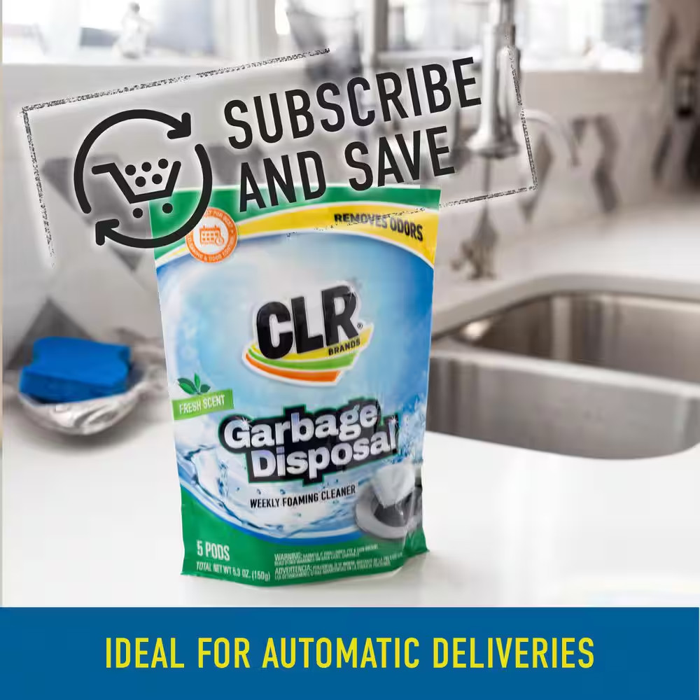 5.3 Oz. Fresh & Clean Garbage Disposal Pods All Purpose Cleaner (5 Count)