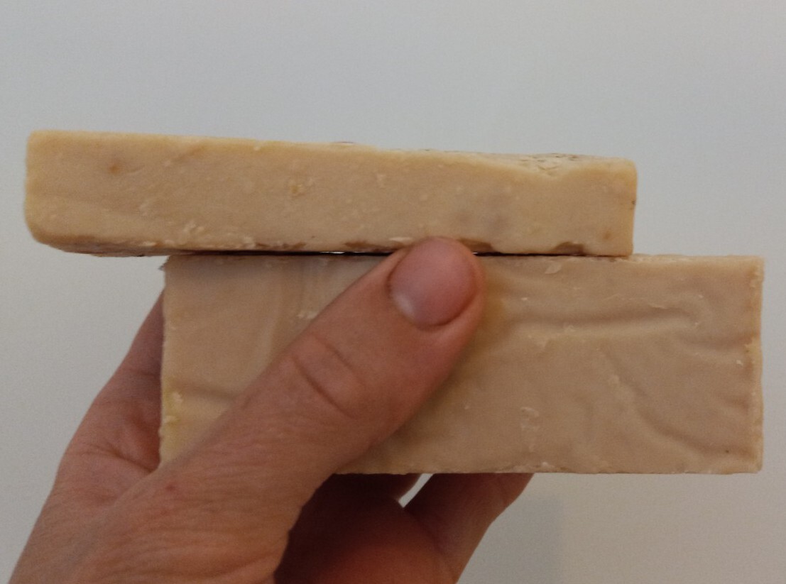 BIG BARS 6 OUNCES GOAT MILK SOAP CHEAP HAPPY GOAT DOUBLE THICK FREE SHIPPING