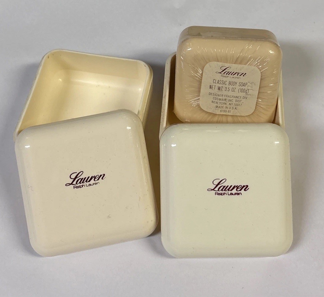 VTG Lauren by Ralph Lauren Classic Body Soap 3.5oz New Unused In Box + Extra Box