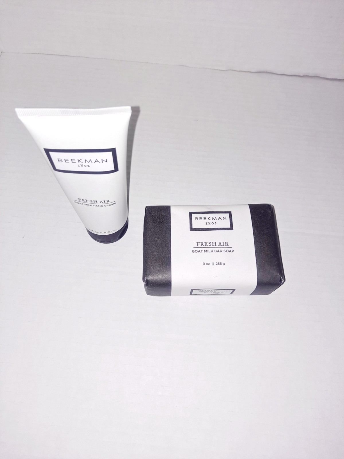 Beekman 1802 Fresh Air Goat Milk Soap 9 oz And 3.4 oz Fresh Air Hand Cream