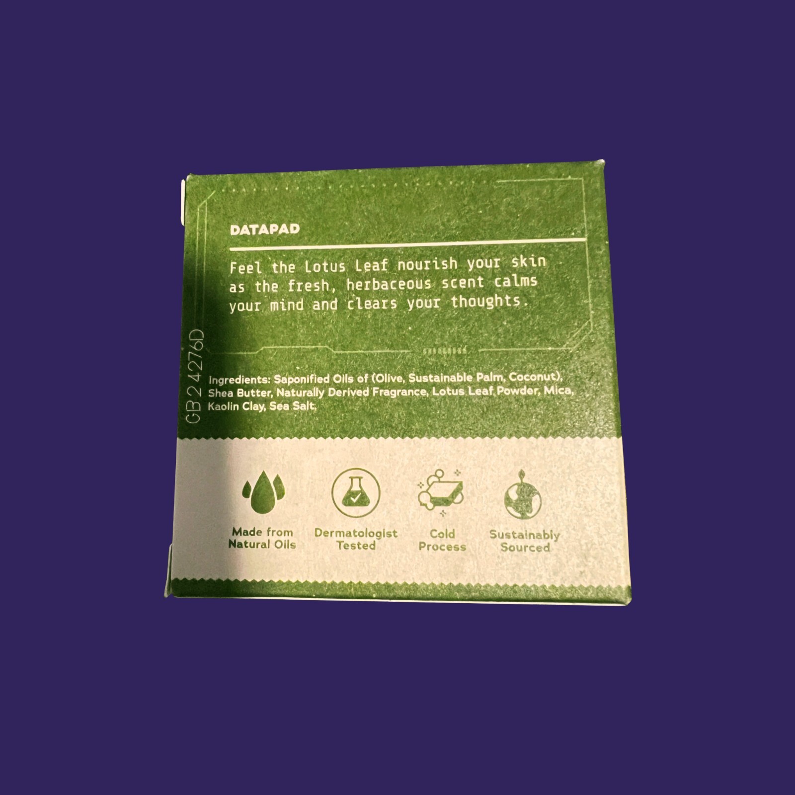 DR Squatch Wisdom Wash Soap Limited Edition Lotus Leaf Zero Grit