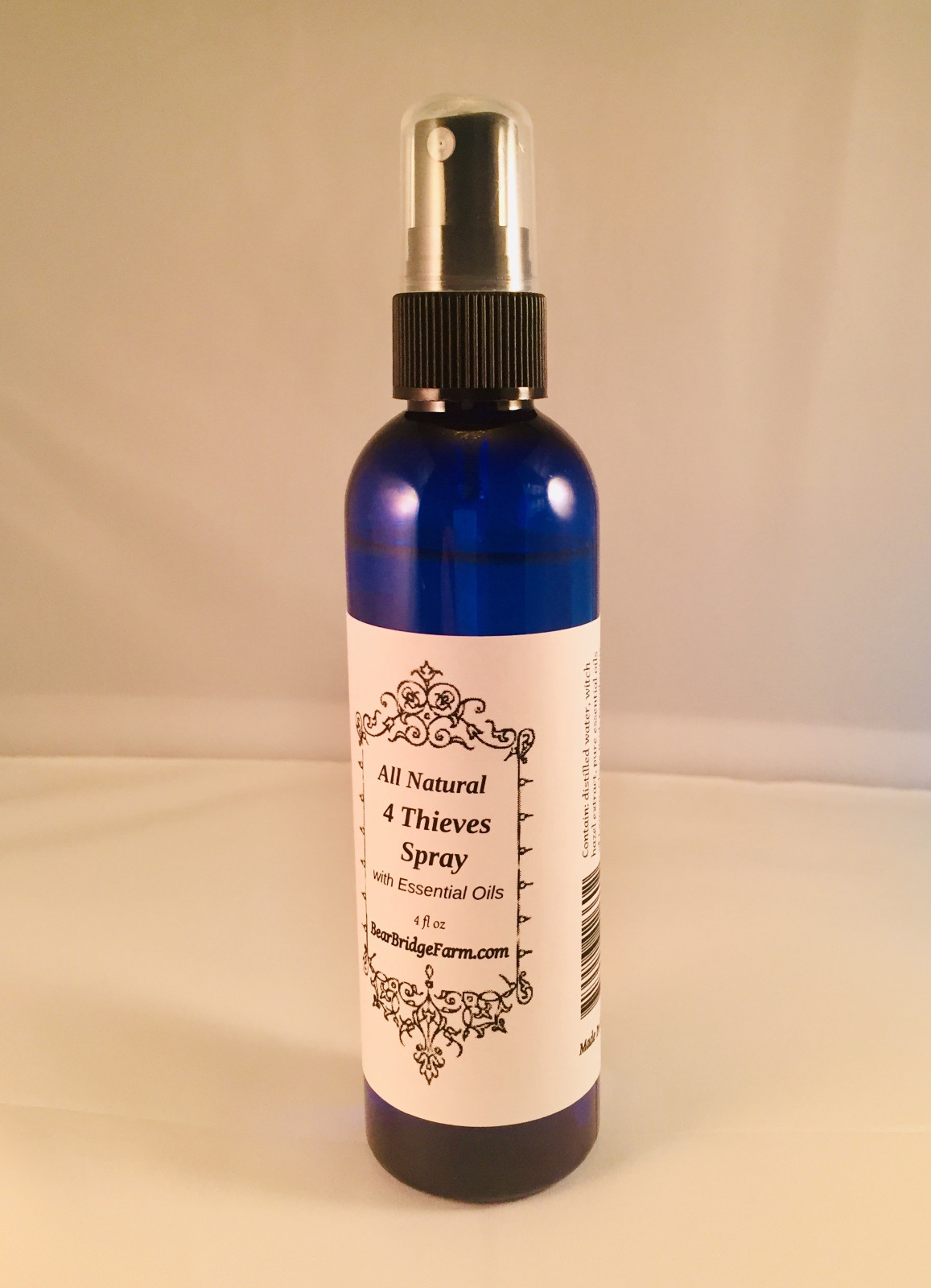 4 Thieves Spray with essential oils, All Natural, Bear Bridge Farm, 4 fl oz