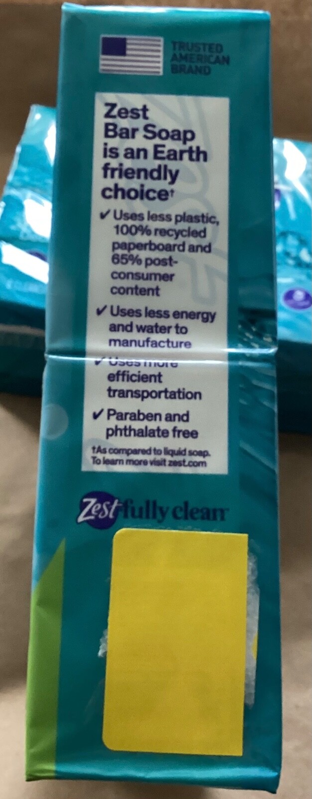 16 Bars Zest Refreshing Aqua Deodorant Soap Cleansing 4oz Ech Hydrating Moisture