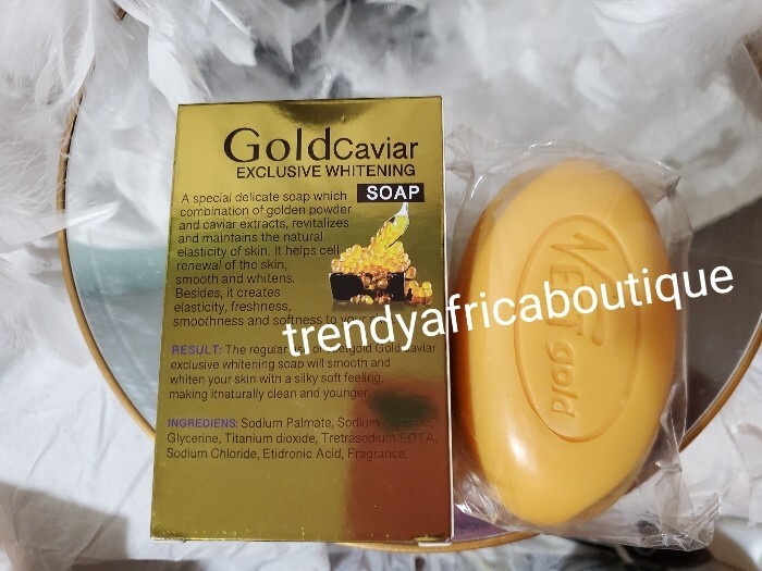 Veetgold Exclusive Goldcalviar White & Glow Soap 200g X 1. All Skin Types