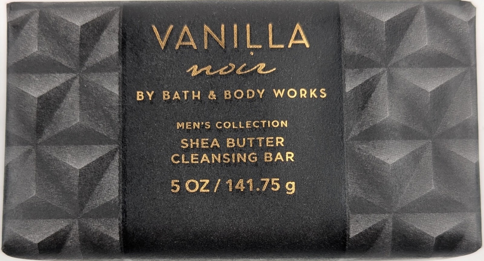 Bath & Body Works Vanilla Noir Shea Butter Cleansing Bar Soap 5oz.