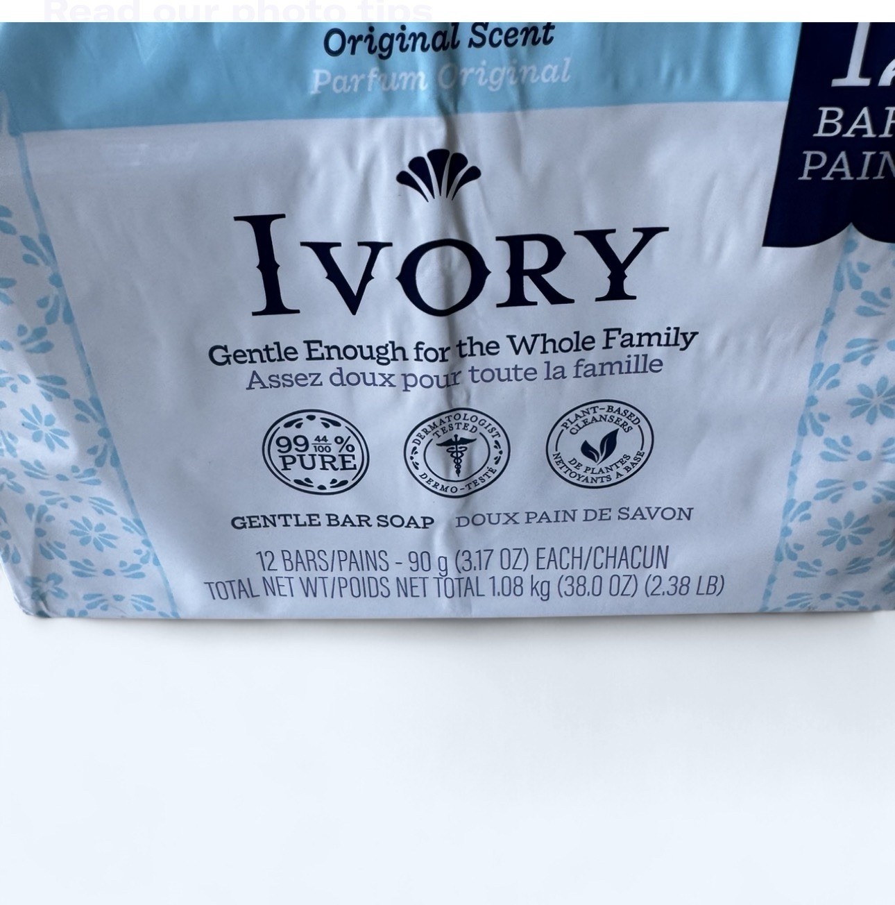 Luxurious Ivory Gentle Bar Soap for a silky soft feel #LuxurySoap 12 PK 3.17 Oz