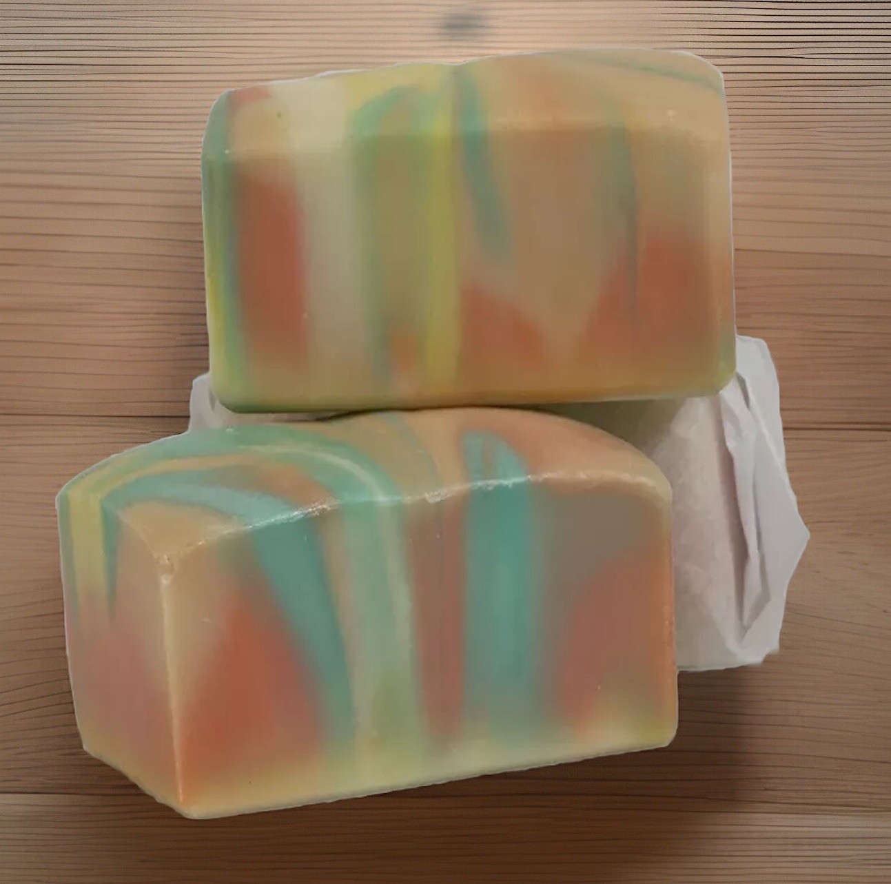 Quality Handmade Soap with Clover and Aloe Scent Leaves Skin Moisturized