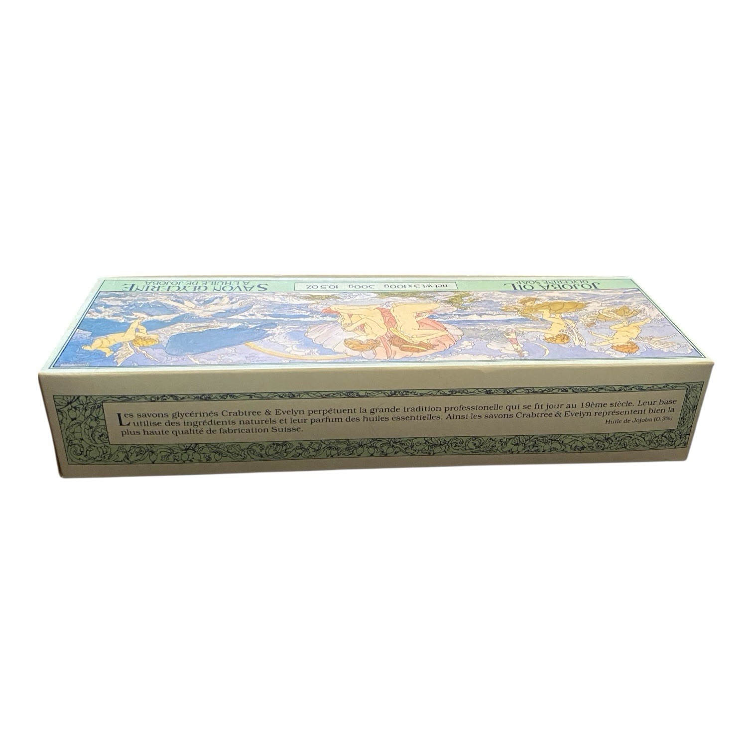 VTG Crabtree & Evelyn Jojoba Oil Sea Shell Soap Set Of 3 – 3.5oz ec New In Box