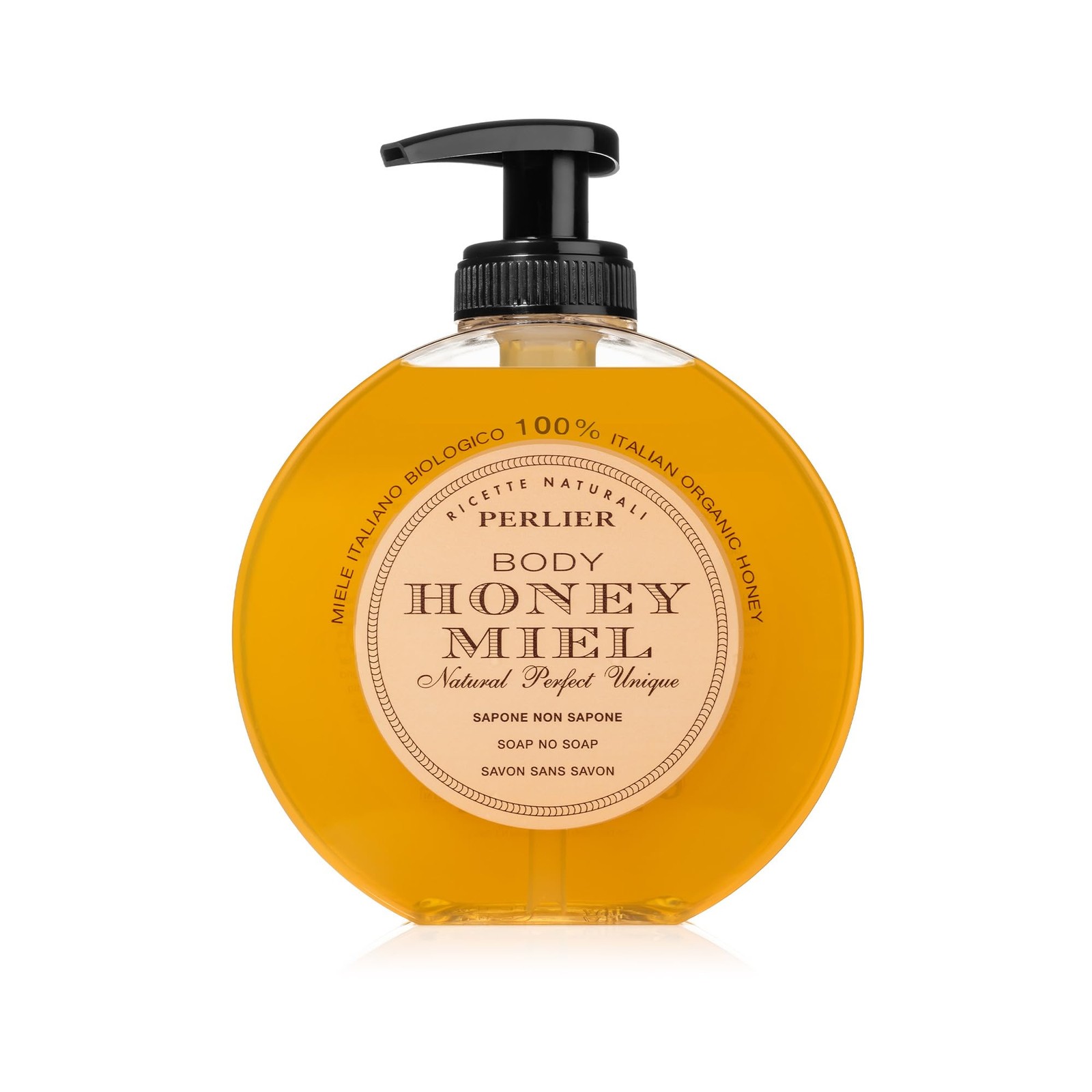 Perlier Honey Miel Delicate Liquid Soap 10.1 Fl Oz (Pack of 1), Multi-colored