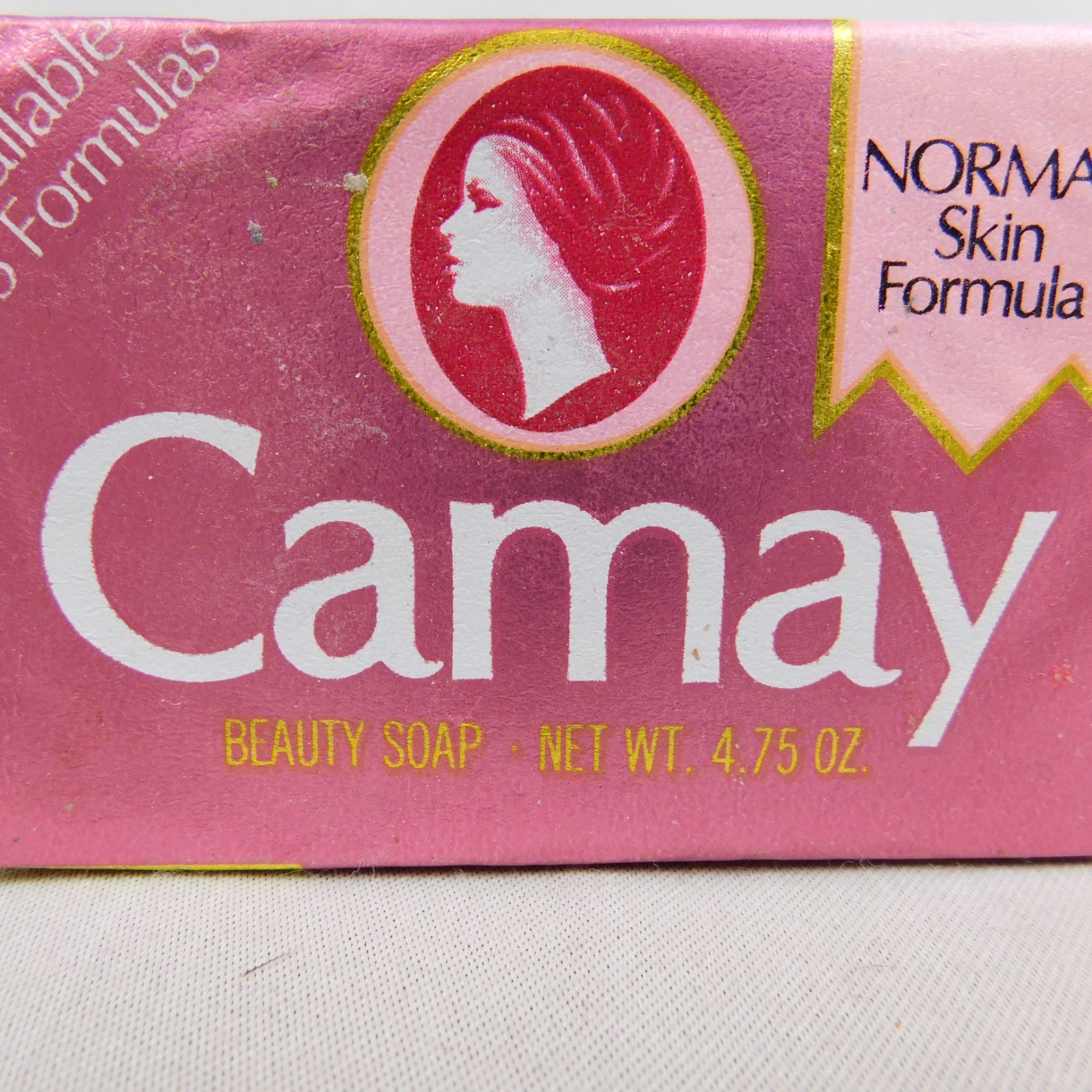 Vintage NOS Camay Beauty Soap Normal Skin 4.75 Bath Size Pink Package #A294
