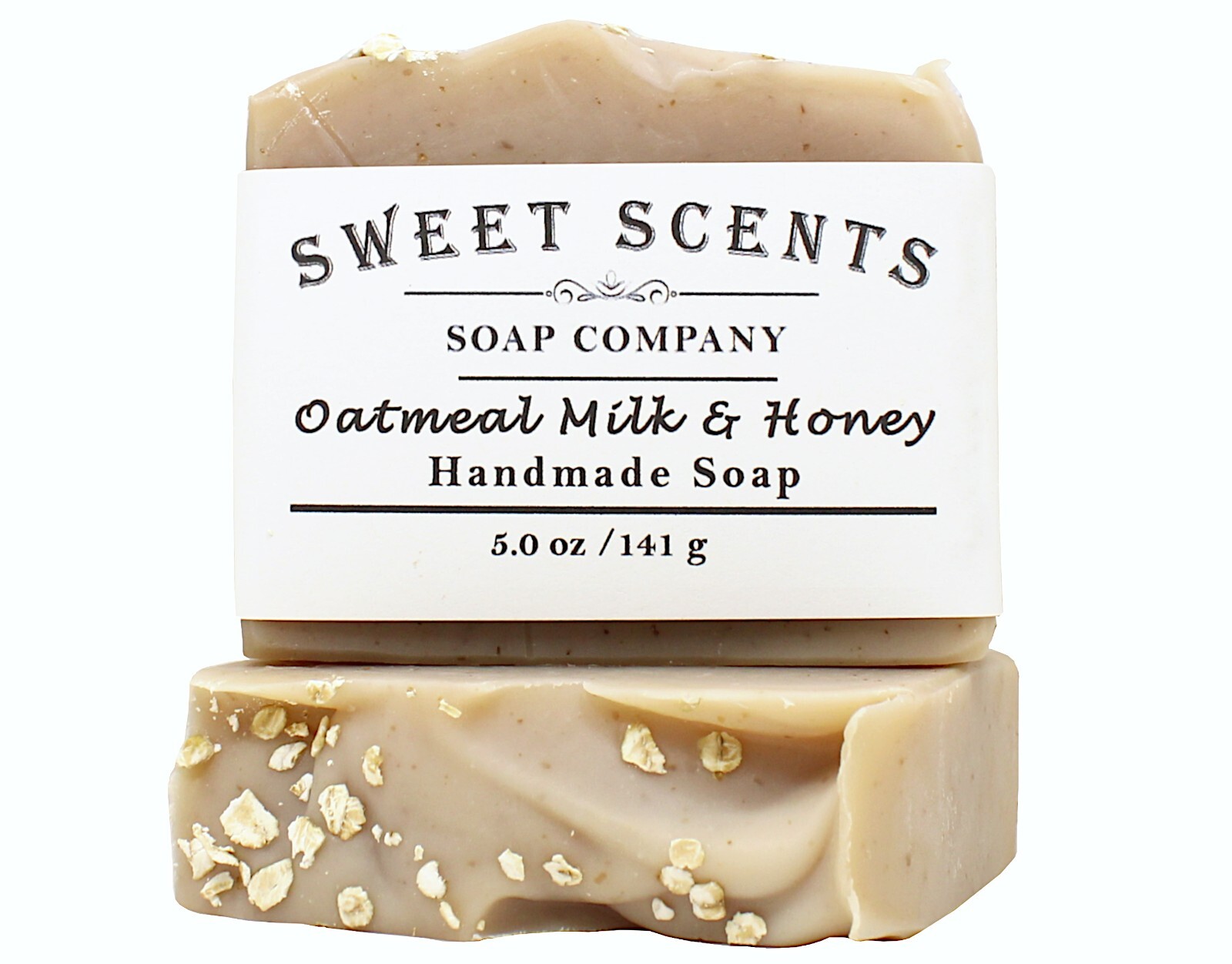 Handmade Soap – Oatmeal Milk & Honey – Cold Process, Scented Soap