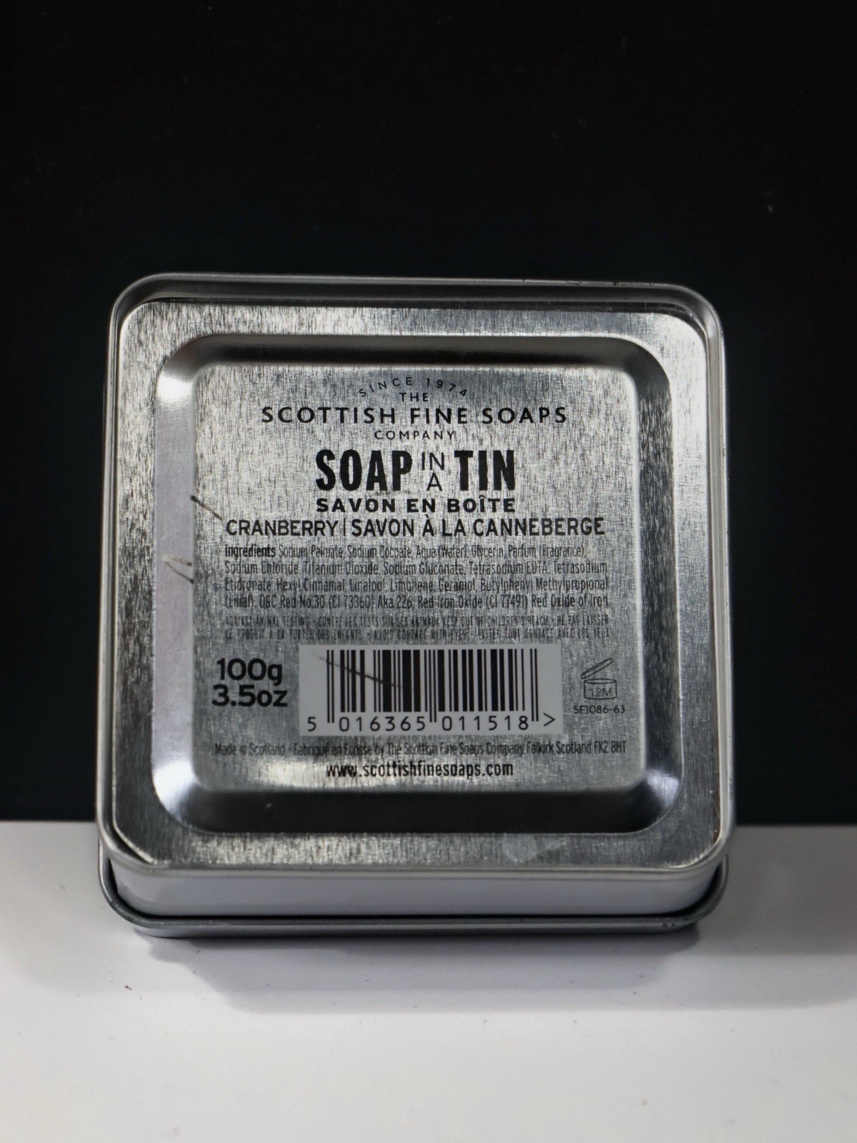 Scottish Fine Soaps Cranberry Soap