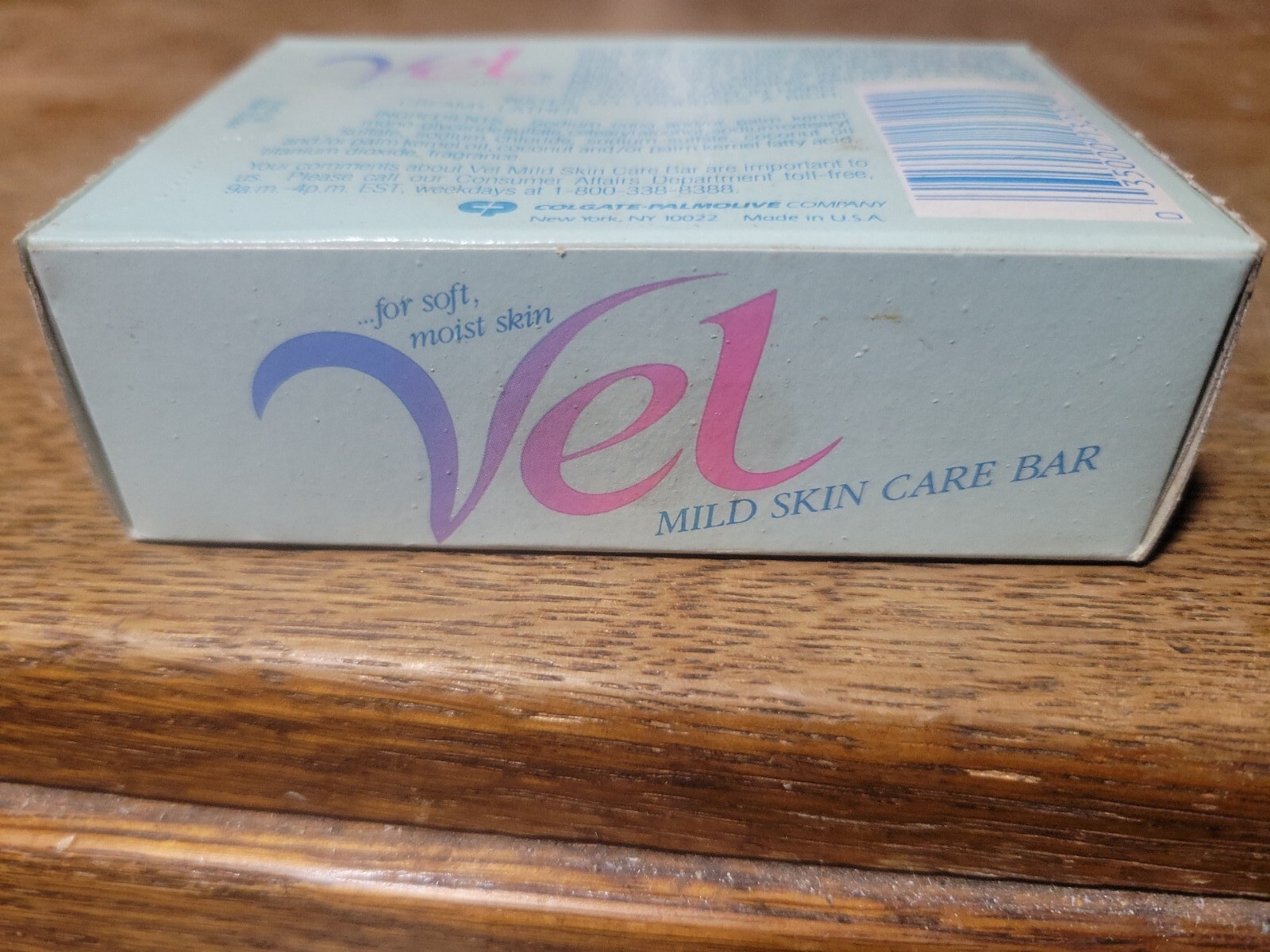 NOS In Box VEL Mild Skin Care Bar Soap 4.5 oz Colgate Palmolive
