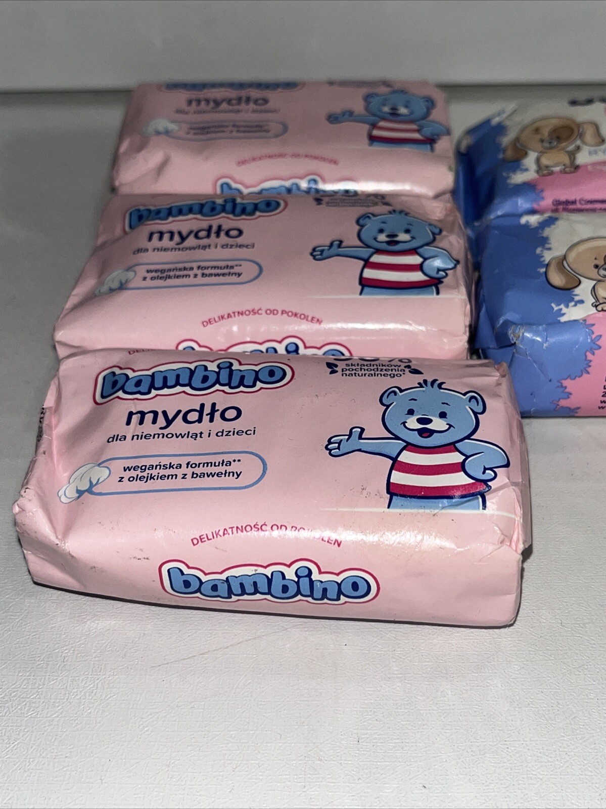 Lot Of 5 Sealed Bambino Baby Soap Bars