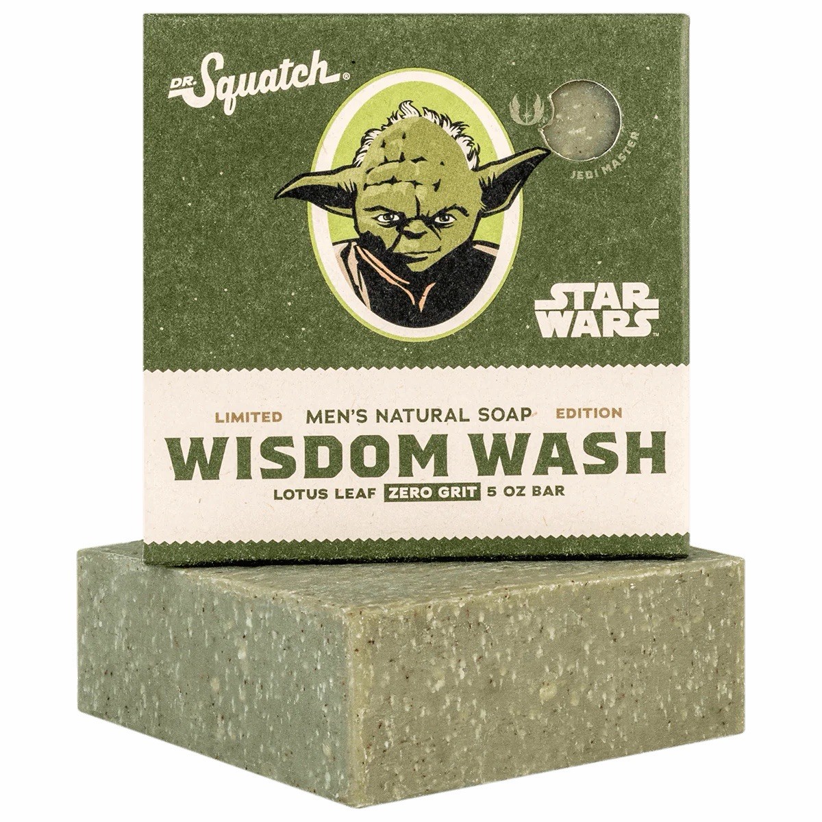 Dr Squatch STAR WARS Soap Limited Edition 4 Pack Lot Yoda, Luke, Darth NEW