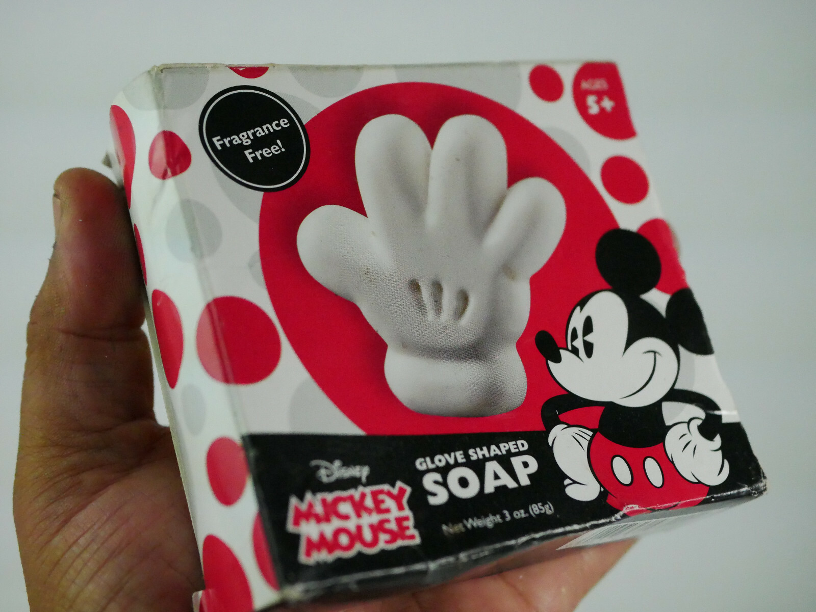 Disney Mickey Mouse Glove Shaped Soap Fragrance Free BRAND NEW