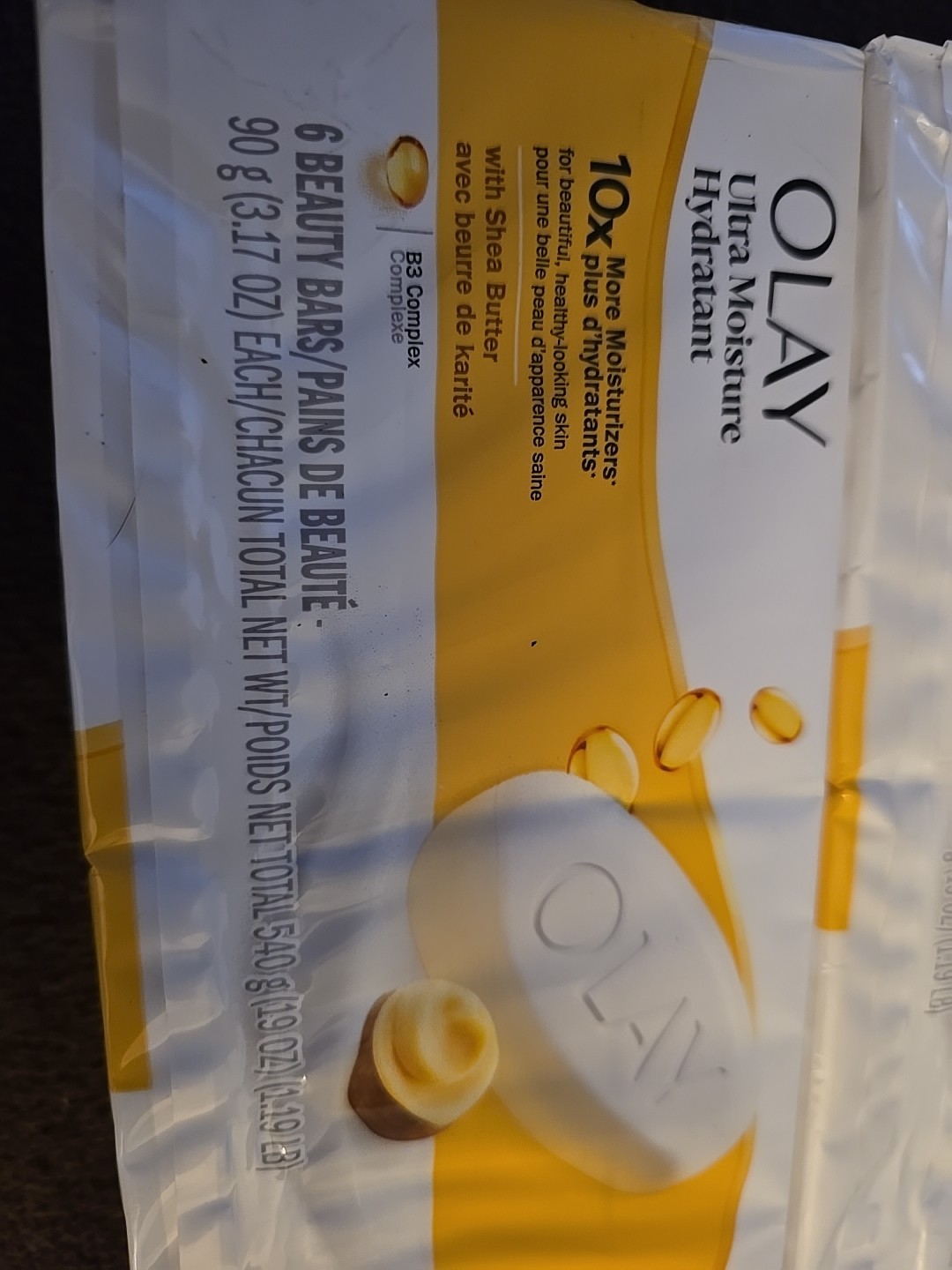 2 Olay Ultra Moisture Shea Butter B3 Complex Beauty Bar Soap 3.17oz 6 Pk (M06)