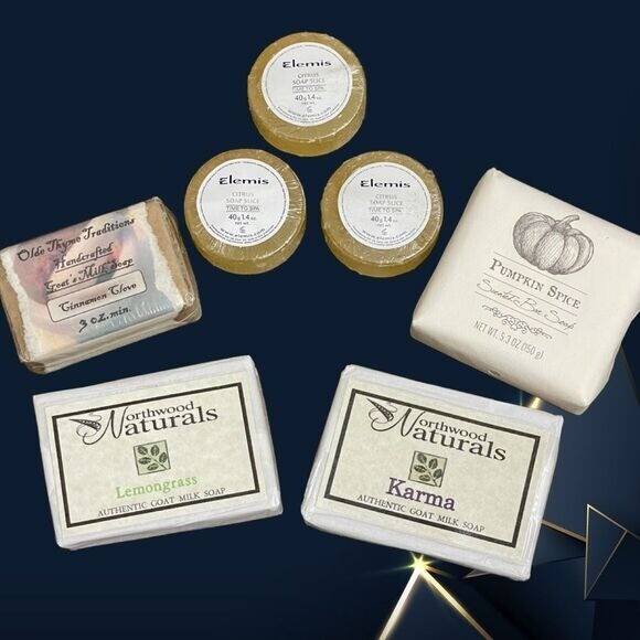Bundle of Brand New Handmade & Non Handmade Soaps & Bath Salts (9 Item Bundle)
