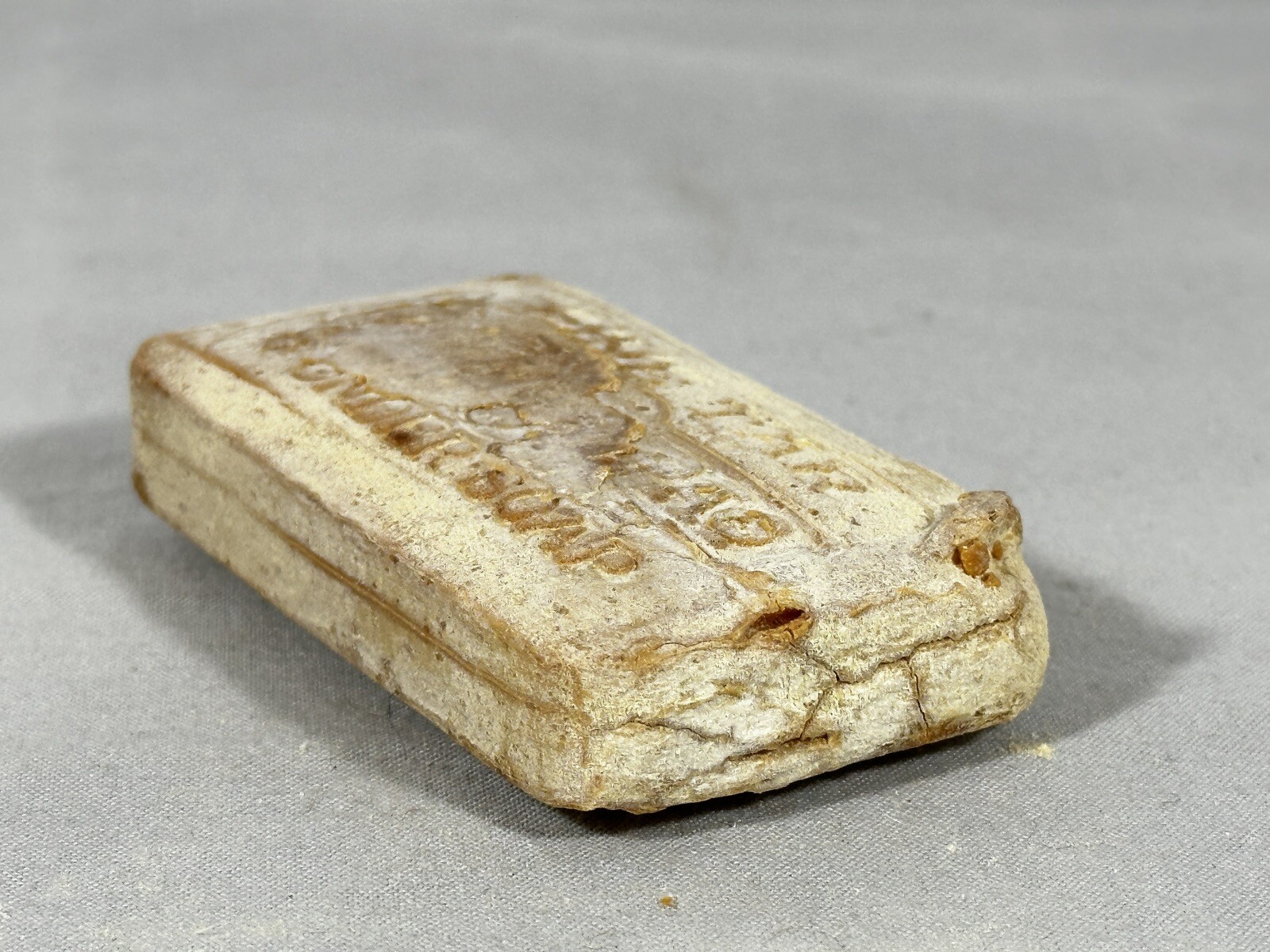Antique Grandpa’s Wonder Pine Tar Toilet Soap Cincinnati Ohio Orig Paper Insert