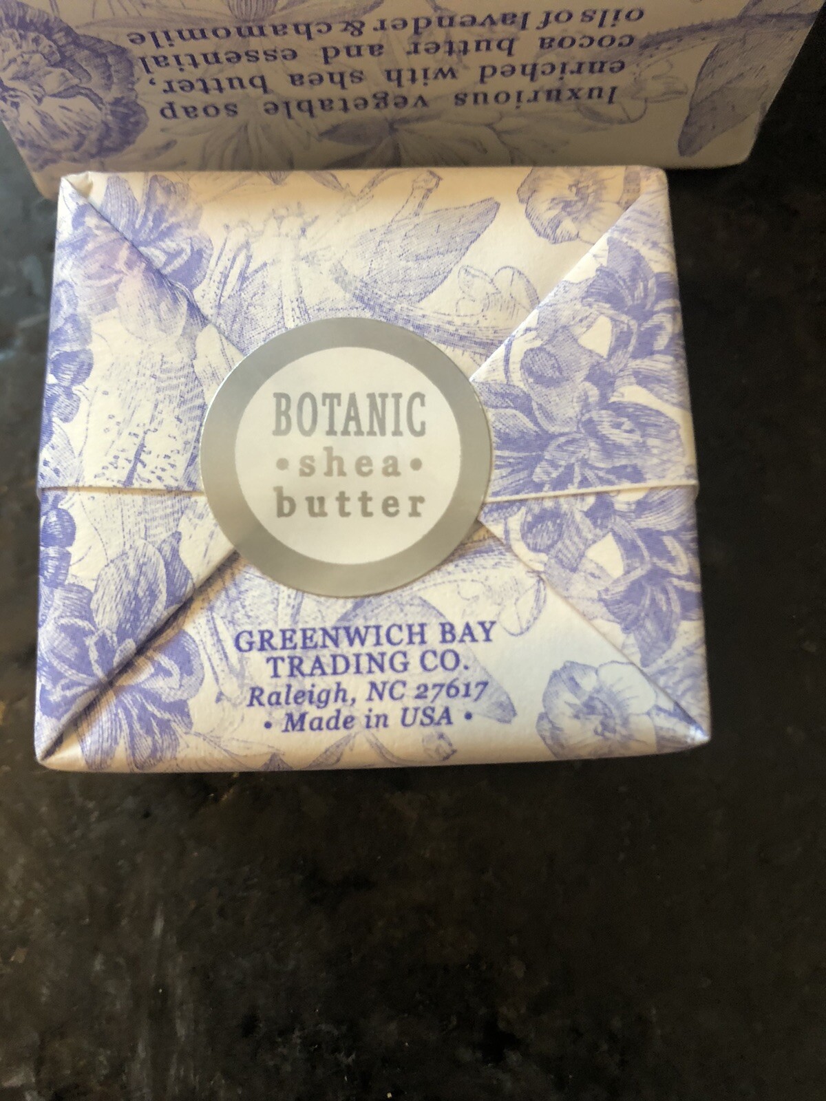 GREENWICH BAY SOAP/ LAVENDER CHAMOMILE BOTANIC SHEA BUTTER SOAP 6.35 OZ, 1.9oz
