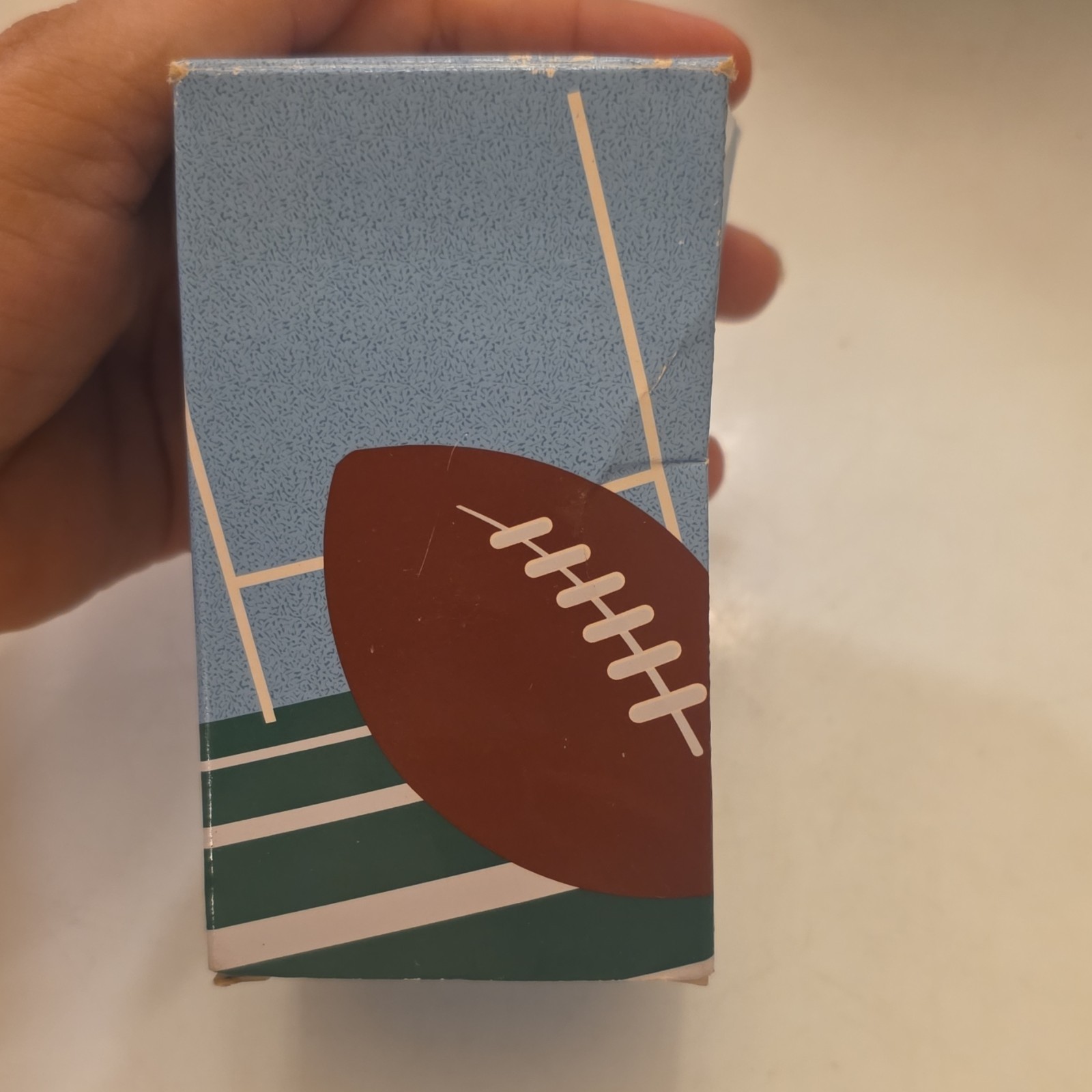 Avon Trailblazer Soap-on-a-Rope for Men 5 oz Football Body Bar Red