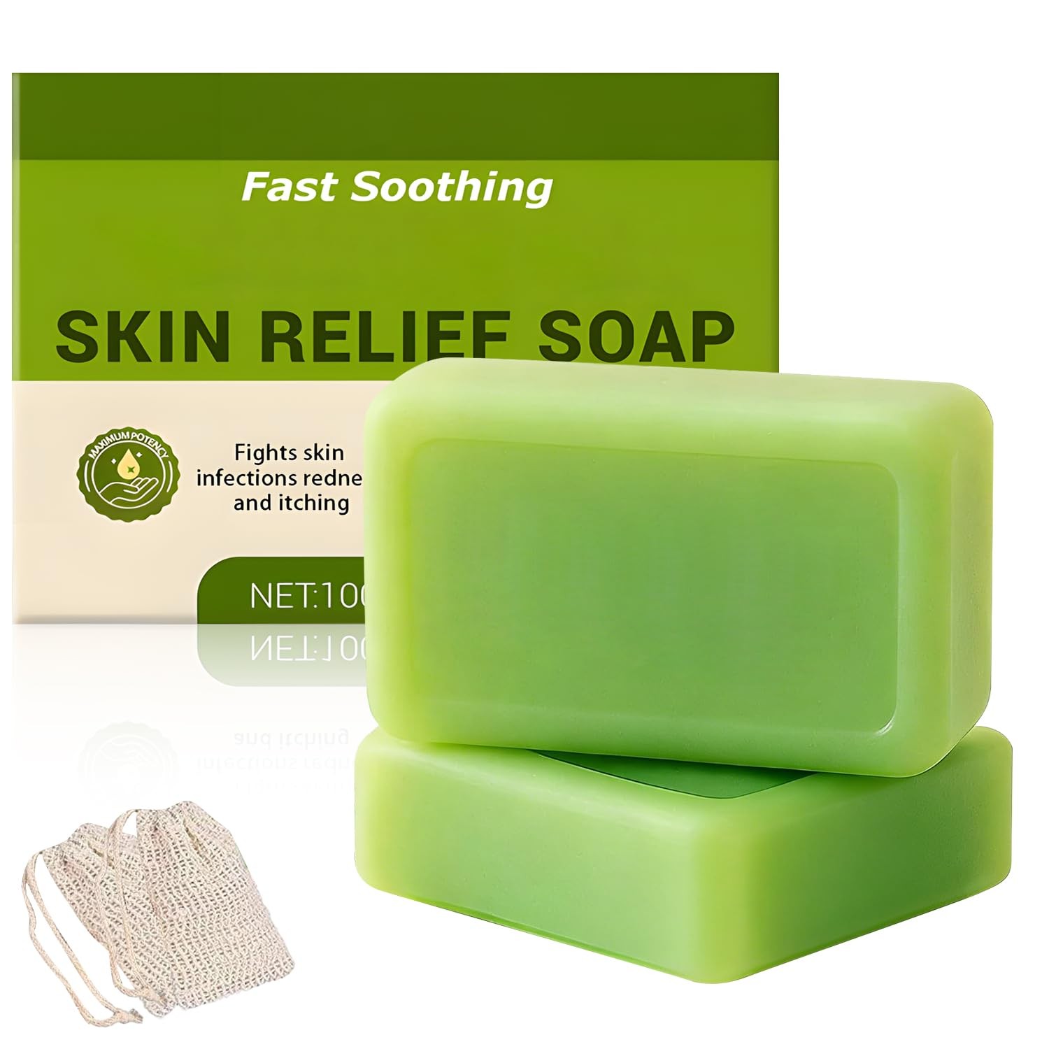 2pc Antifungal Soap Bar with Oil, Anti Fungal Skin Soap for Healthy Feet & Bo…