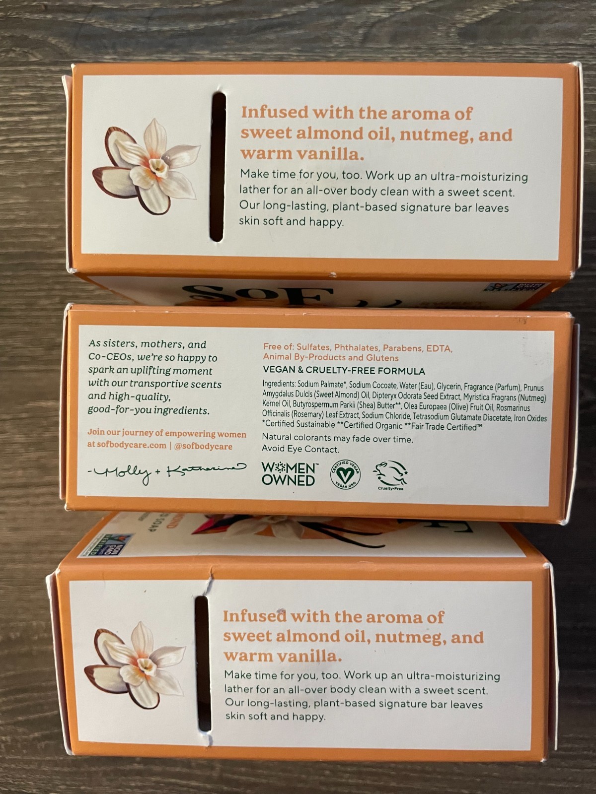 3X – South of France Sweet Almond Triple Milled Bar Soap W/ Shea Butter, 6 Oz.