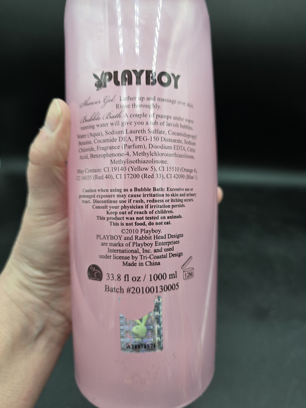 Vtg Playboy Bubble Bath Liquid Soap Shower Gel ~Unused~RARE PLAYBOY Bunny Soap