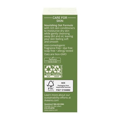 Aveeno Moisturizing Bar Soap Dry Skin Fragrance Free Gentle Clean Formula 3.5oz