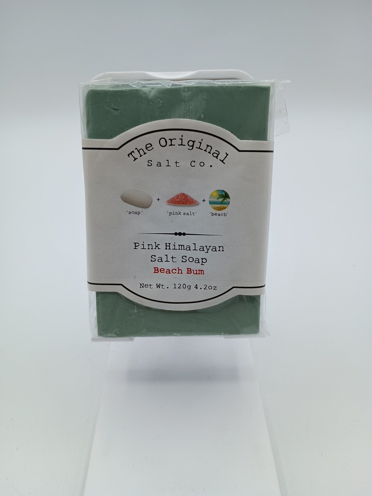 Master Carton Original Salt Company Pink Himalayan Salt Soap Beach Bum 4.2 Oz
