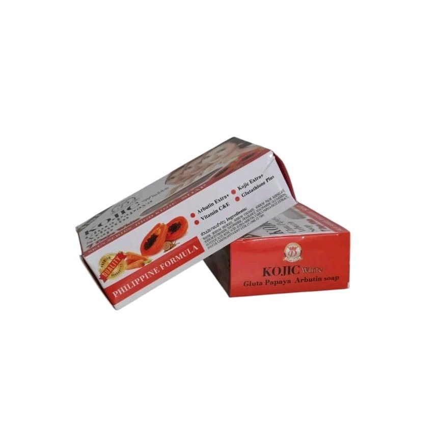 2pcs D-ne Gold Kojic White Gluta Papaya Arbutin Soap 4 in 1, 160g Each