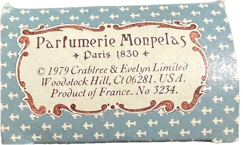 1979 Crabtree & Evelyn Lily of the Valley Perfumed Bath Soap 3 Bars 3.5 oz