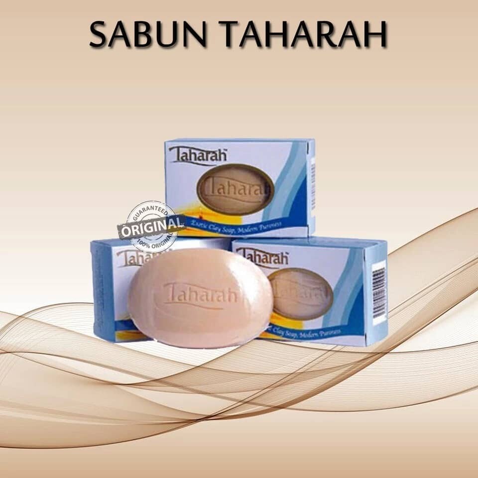 4Bars X 100gram+- Taharah Pure Clay&Olive oil Good for Skin and Cleansing Samak