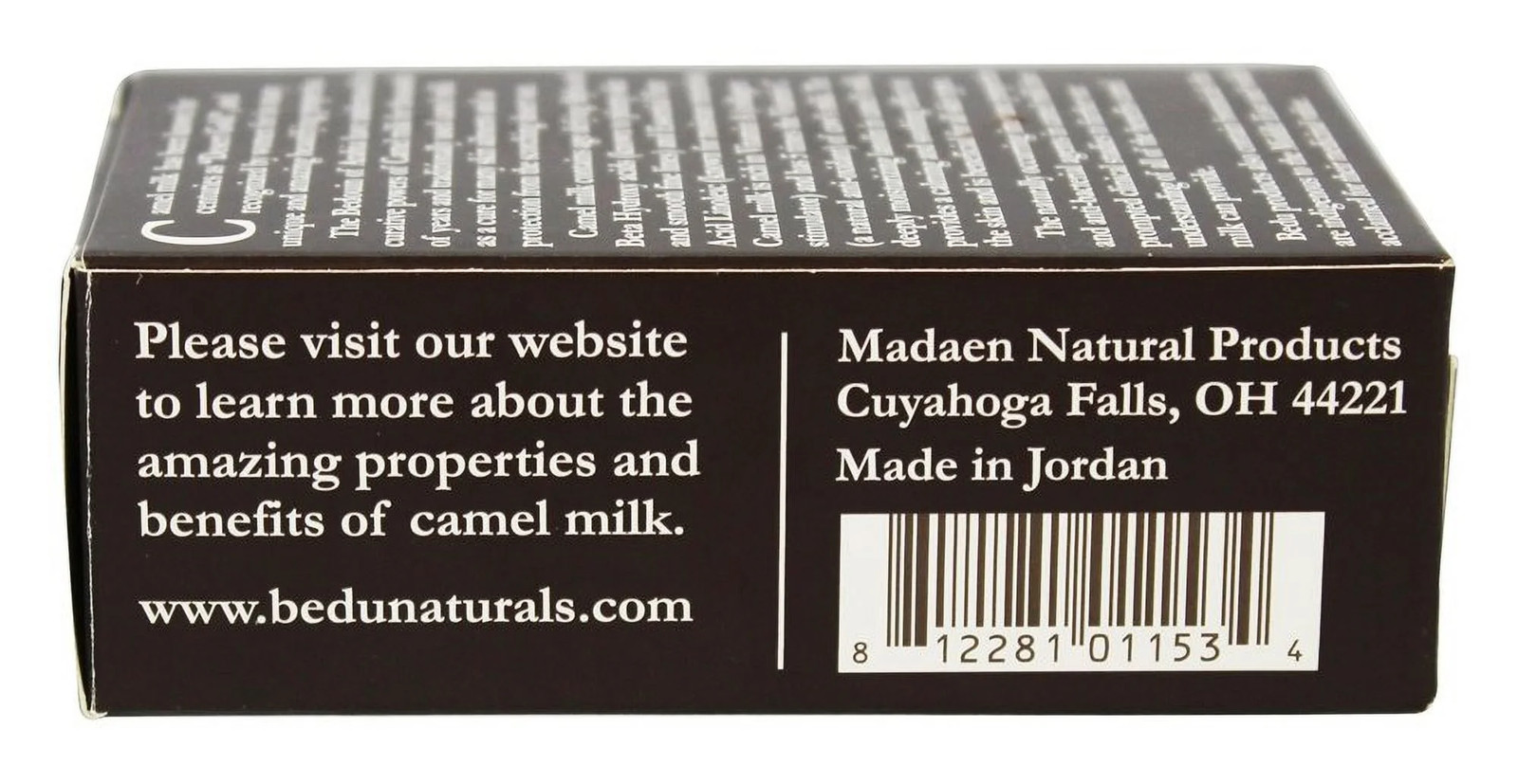 Bedu Camel Milk Triple Milled Face & Body Bar Soap Rose of Jericho & Myrrh – 4oz