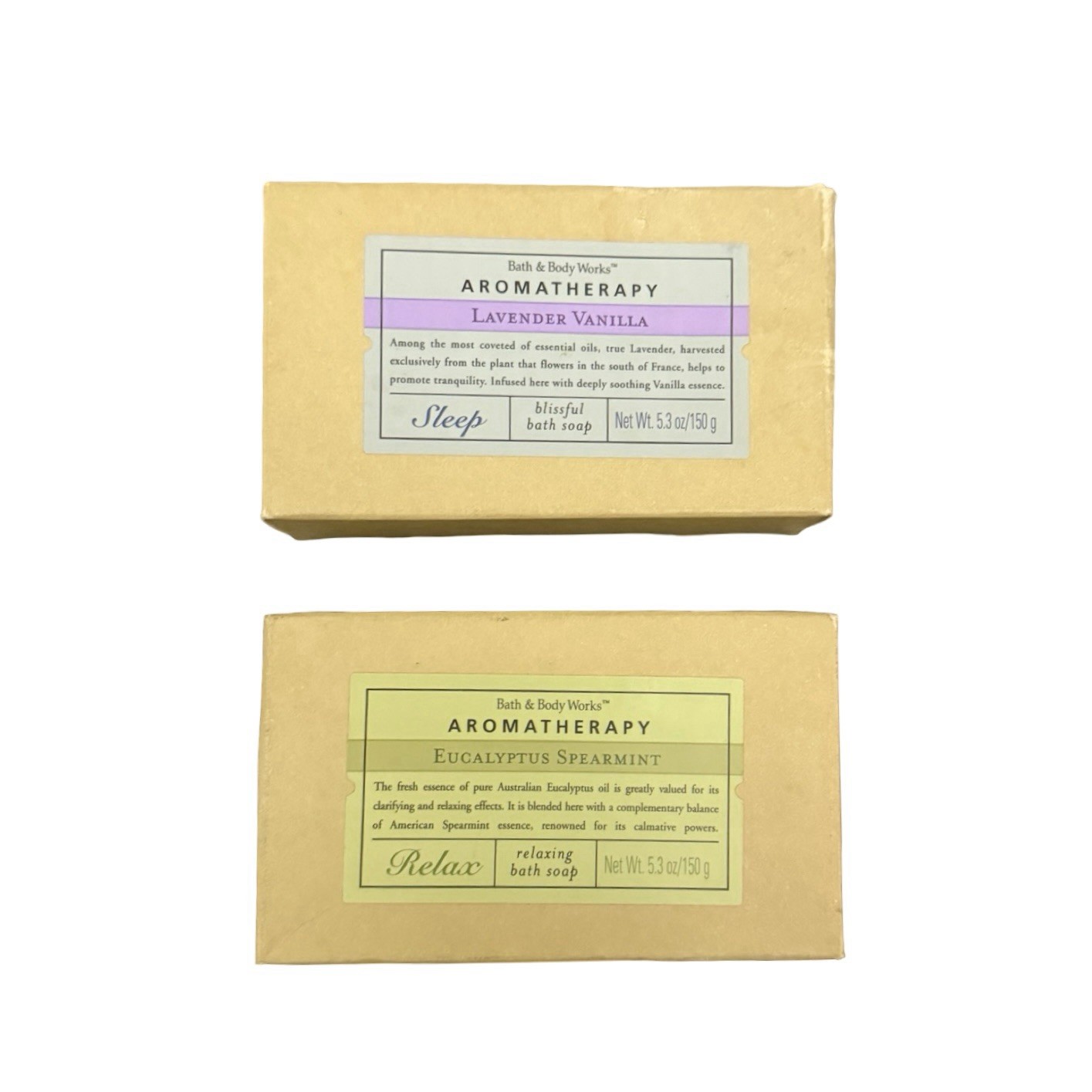 Bath & Body Works Aromatherapy Blue Lavender Bergamot Coriander Bath Soap 5.3oz