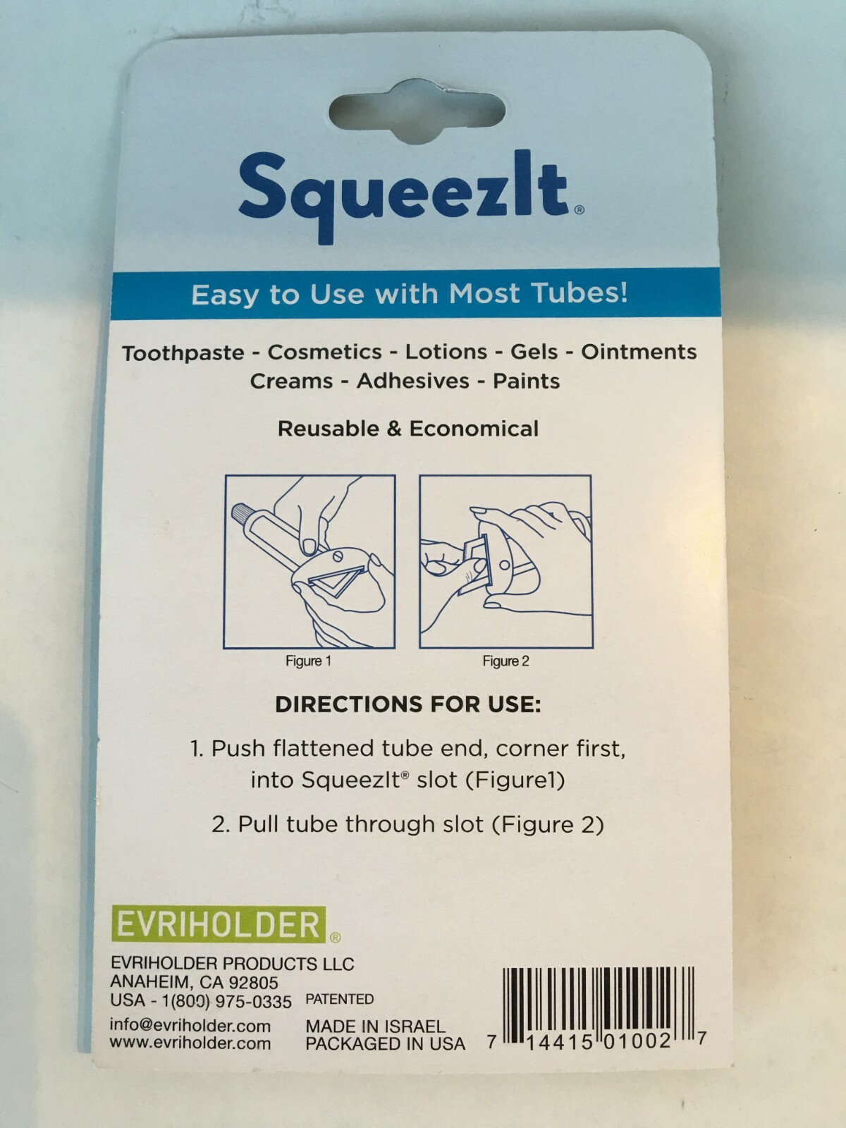 SqueezIt Tube Squeezer  2 packs of 2 (4 total)