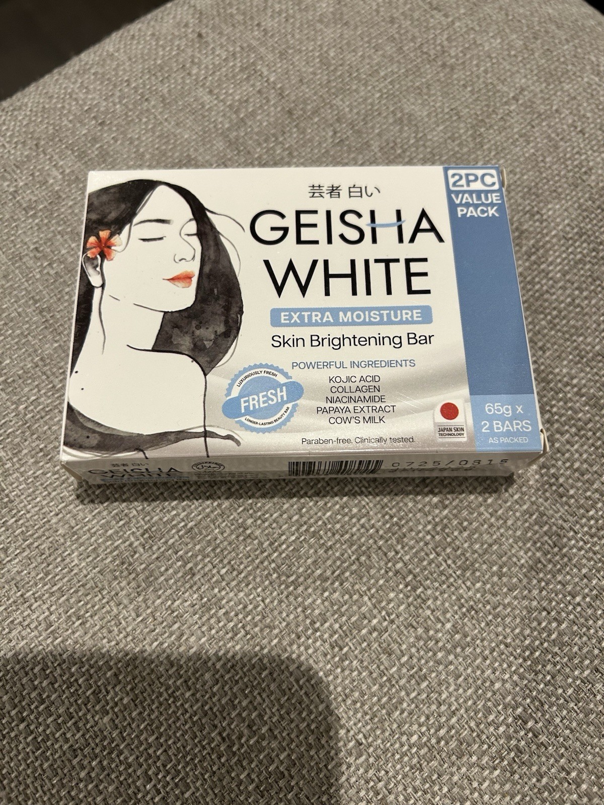 Geisha white fresh Skin Brightening soap 65g/2pack