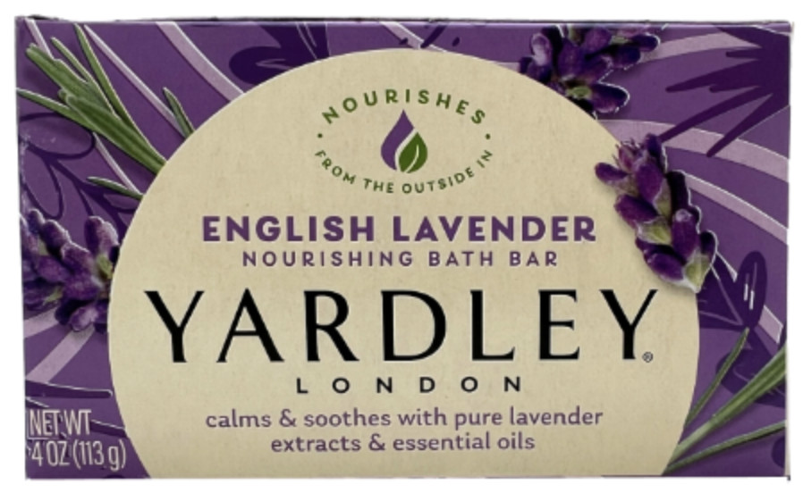 Yardley English Lavender Bar Soap 4Oz (2Pack)