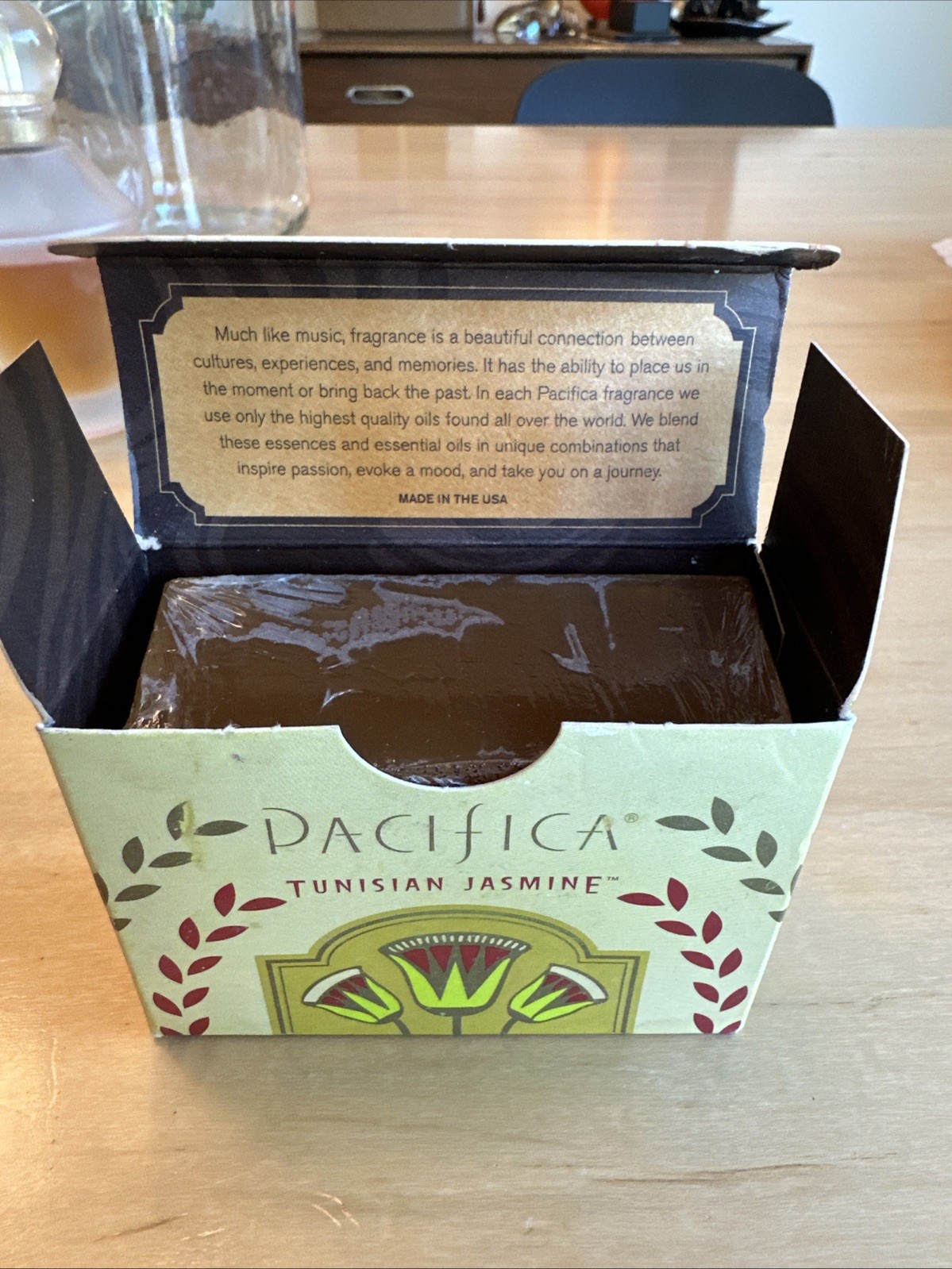 Pacifica Tunisian Jasmine Natural Soap RARE Discontinued 6 oz Sealed Original