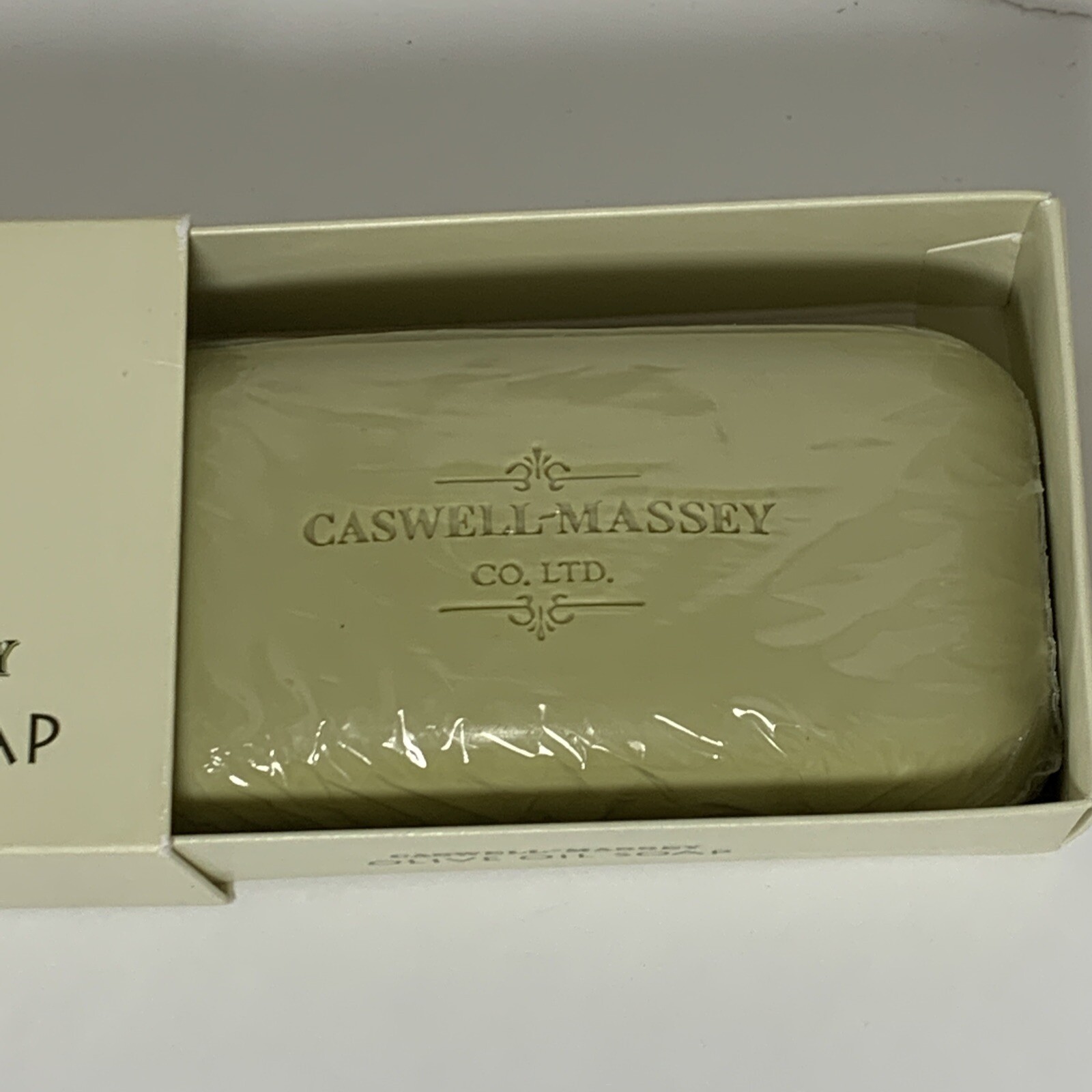 CASWELL MASSEY Olive Oil Soap Bar Jumbo Size 10oz NIB Sealed Triple Milled