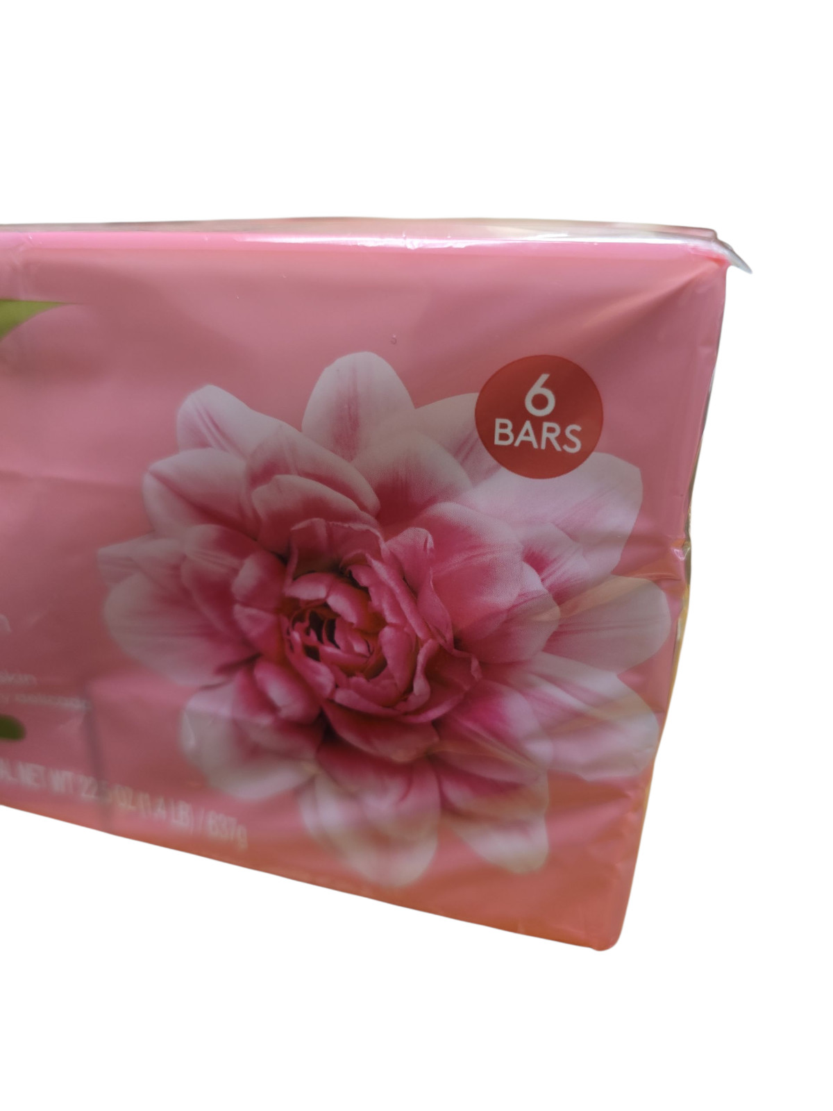 Caress Daily Silk Floral Essence White Peach & Orange Blossom Bar Soap | 6 Bars