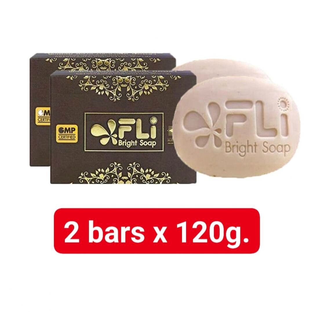 Thai Herbal Soap FLI Bright Rid of Polyps Melasma Freckles Acne Rashes Itching