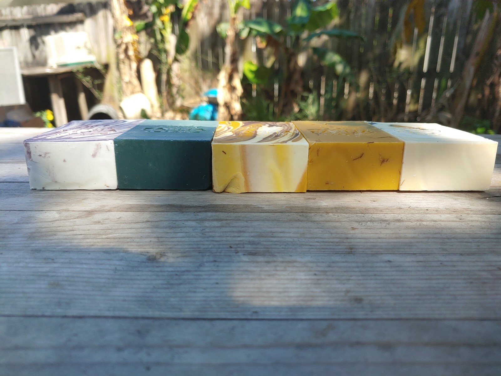 Lot Of 5- Pacha Soap, Almond Goat Milk, Salt & Kemp , French Lavender, lemongras