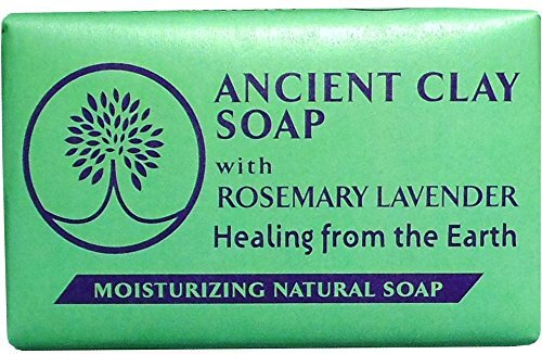 Zion Health Ancient Clay Soap Rosemary Lavender Moisturizing Earthy Soap 6 Ounce