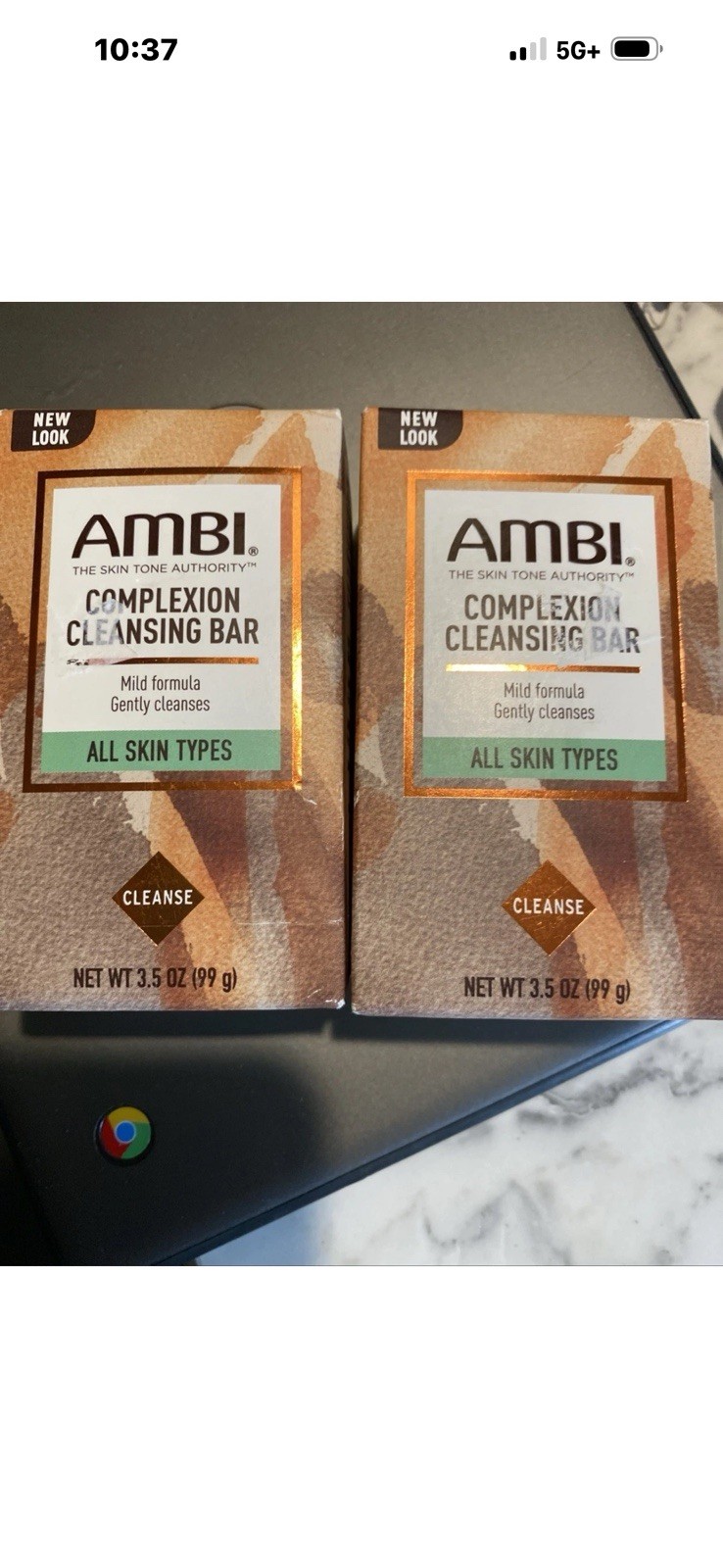 2 bars AMBI Complexion Cleansing Bar Mild Gentle Soap 3.5 oz